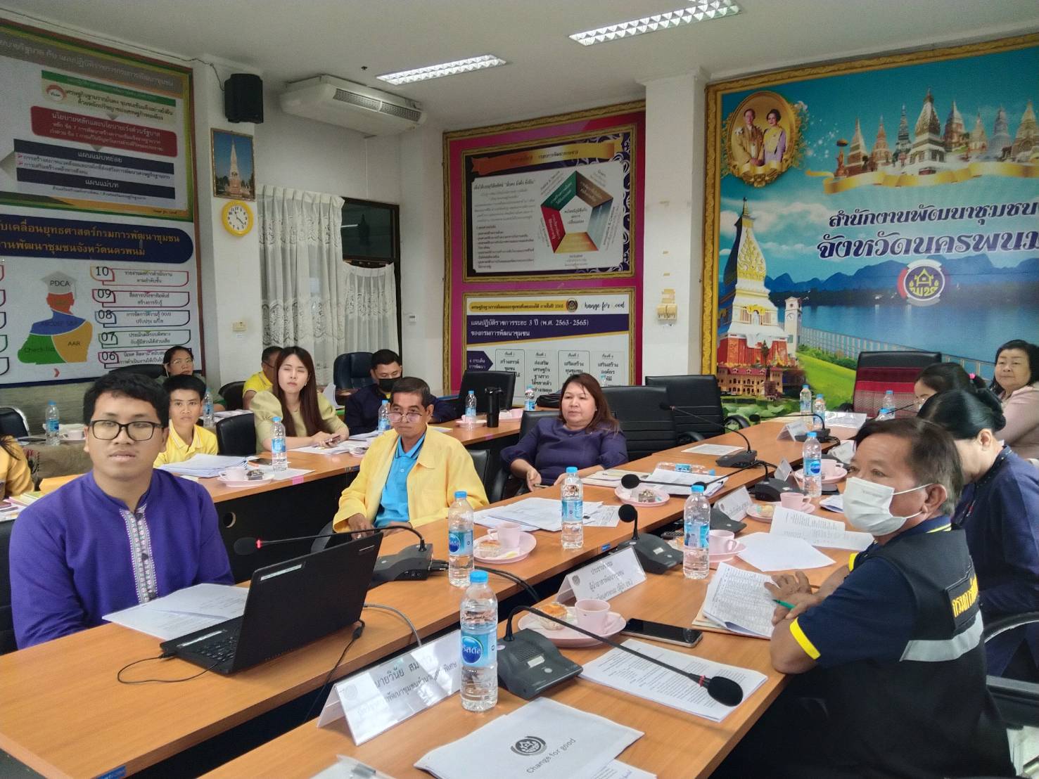 พช.นครพนม   ประชุมคณะอนุกรรมการตรวจประเมินเพื่อการรับรองมาตรฐานการพัฒนาชุมชนจังหวัด ครั้งที่ 2/2567