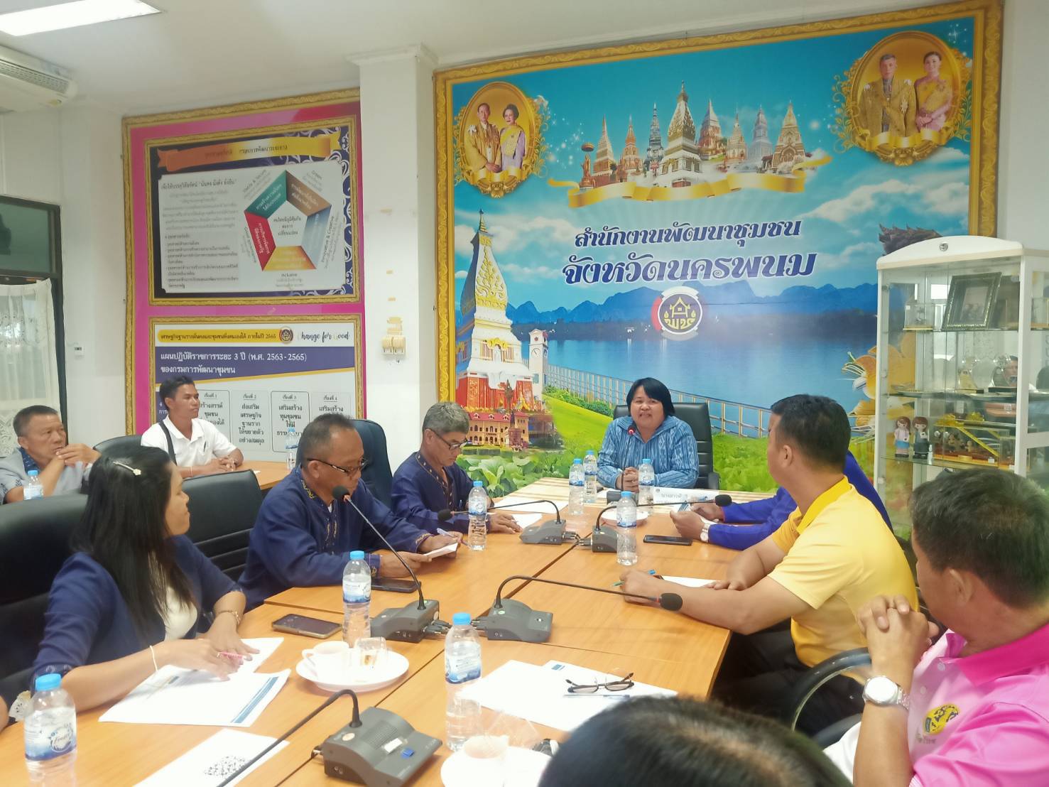 พช.นครพนม   ขับเคลื่อนยุทธศาสตร์งานพัฒนาชุมชนเพื่อบูรณาการแผนตำบล ในพื้นที่ตำบลเข้มแข็ง