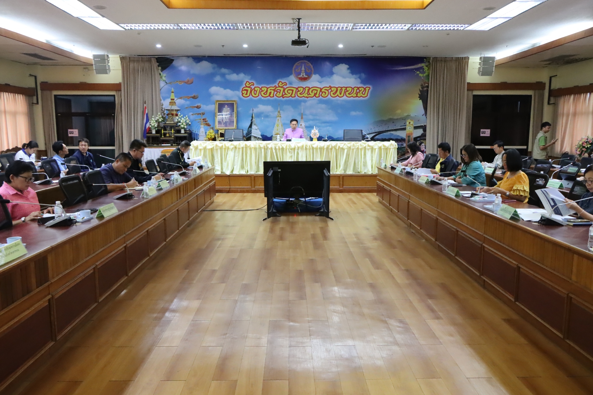 พช.นครพนม   ร่วมประชุมทบทวนแผนพัฒนาจังหวัด ปี 2566-2570 และจัดทำแผนปฏิบัติราชการประจำปี งบประมาณ พ.ศ. 2569