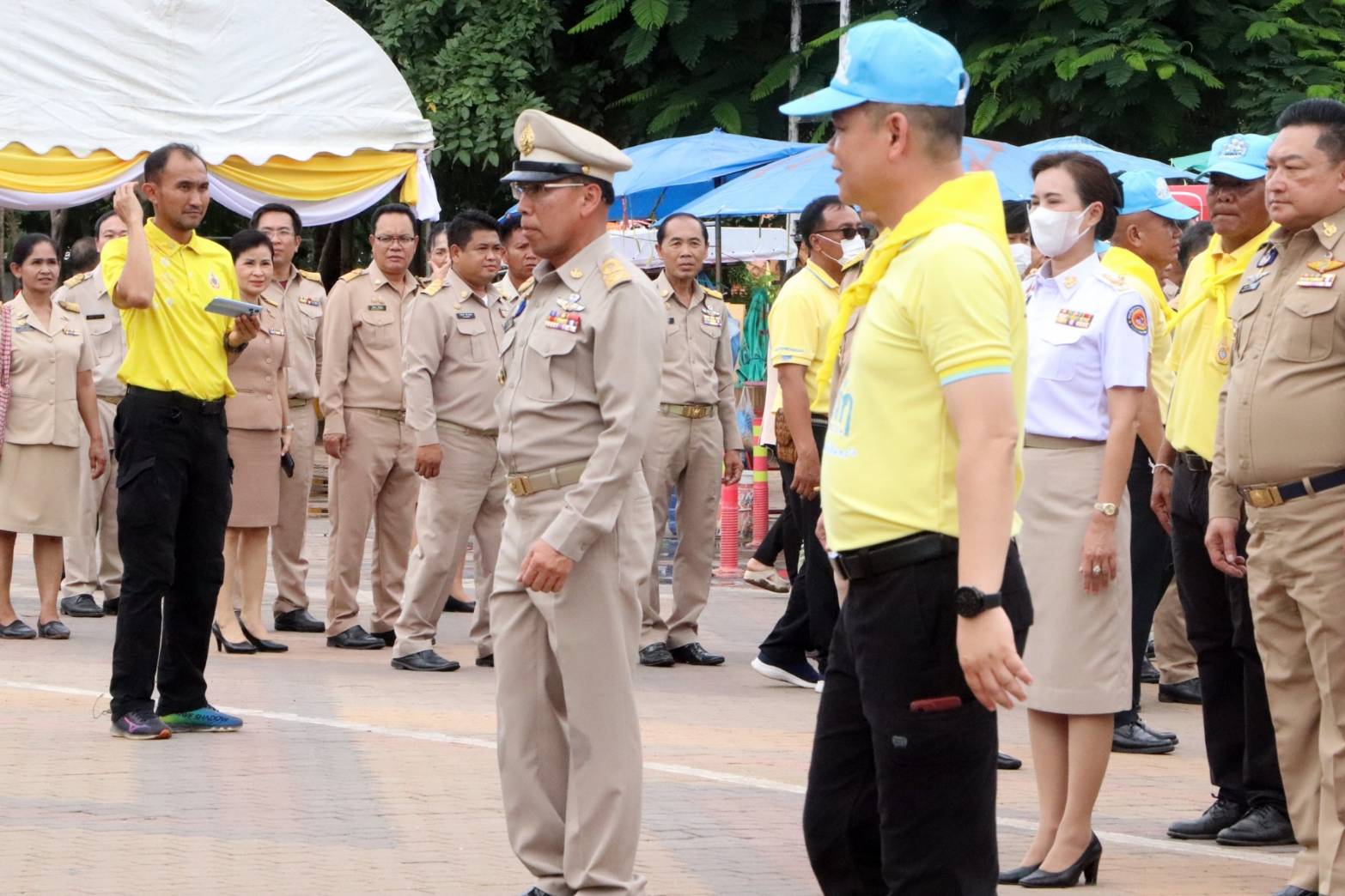 พช.นครพนม   ร่วมซักซ้อมพิธีพลีกรรมตักน้ำจากแหล่งน้ำศักดิ์สิทธิ์