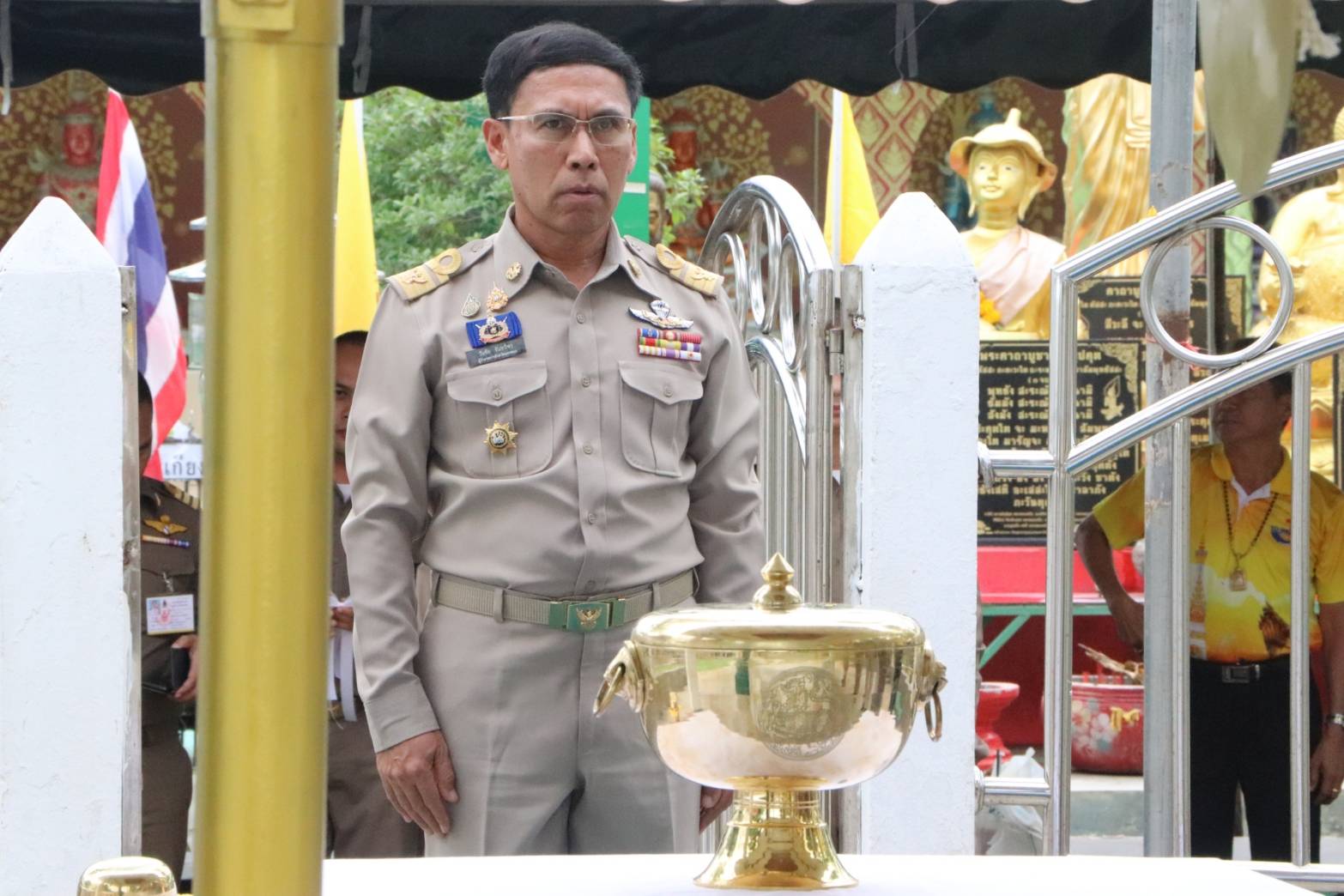 พช.นครพนม   ร่วมซักซ้อมพิธีพลีกรรมตักน้ำจากแหล่งน้ำศักดิ์สิทธิ์