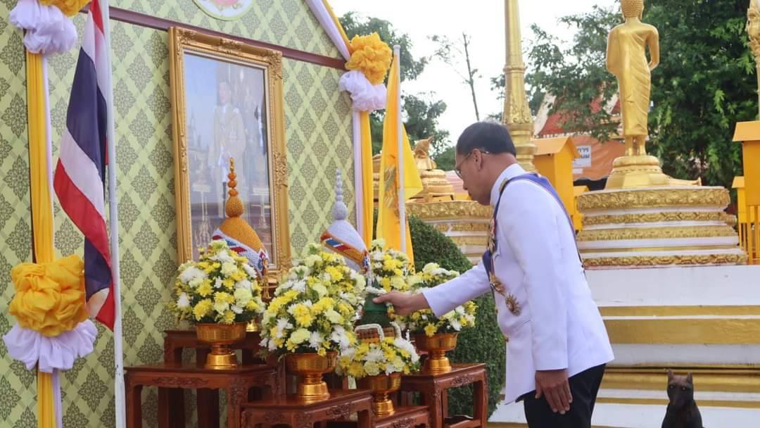พช.นครพนม   ร่วมพิธีเสกน้ำพระพุทธมนต์ศักดิ์สิทธิ์