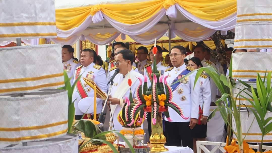 พช.นครพนม   ร่วมพิธีเสกน้ำพระพุทธมนต์ศักดิ์สิทธิ์
