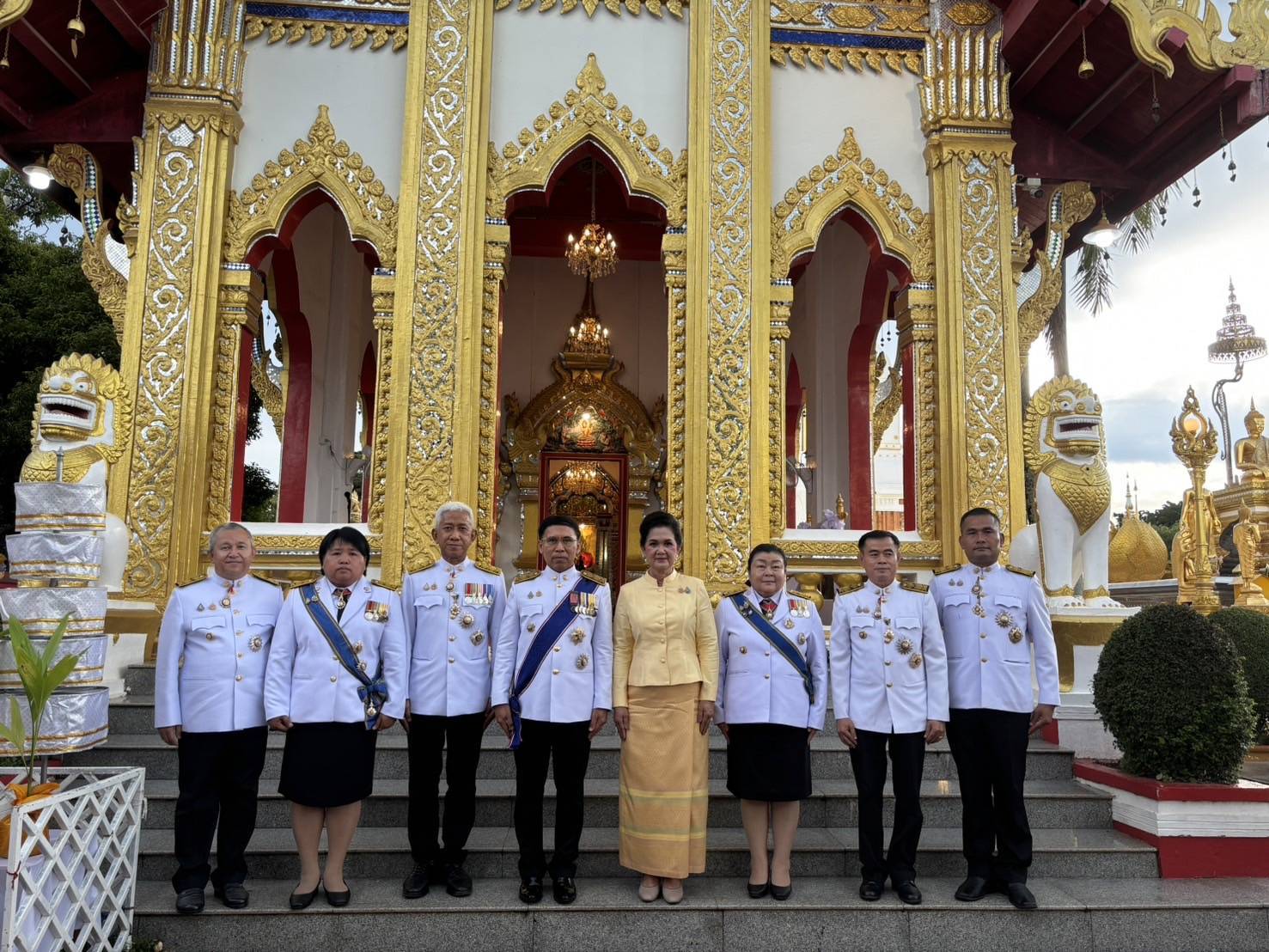 พช.นครพนม   ร่วมพิธีเสกน้ำพระพุทธมนต์ศักดิ์สิทธิ์