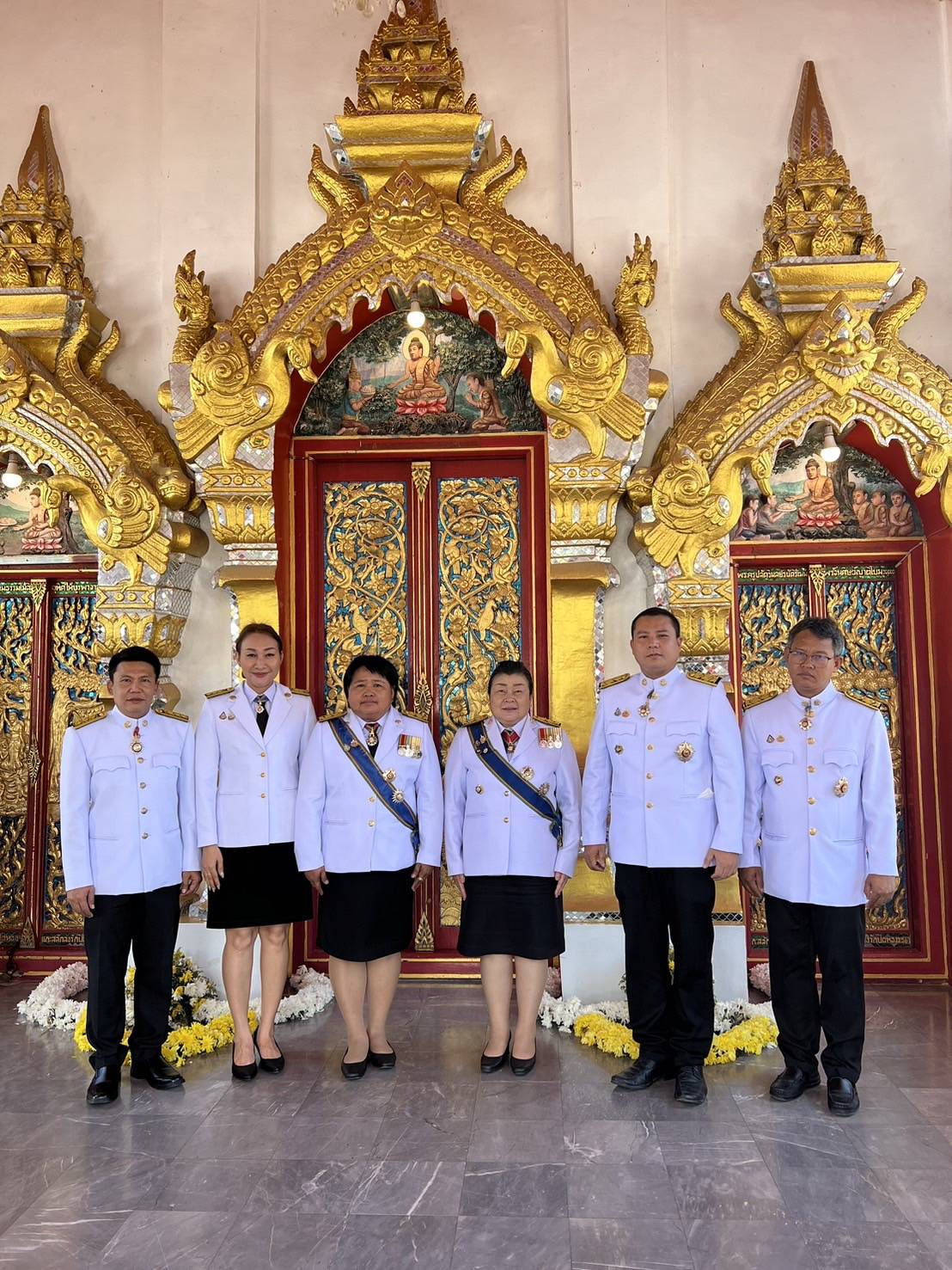 พช.นครพนม   ร่วมพิธีเวียนเทียนสมโภชน้ำพระพุทธมนต์ศักดิ์สิทธิ์