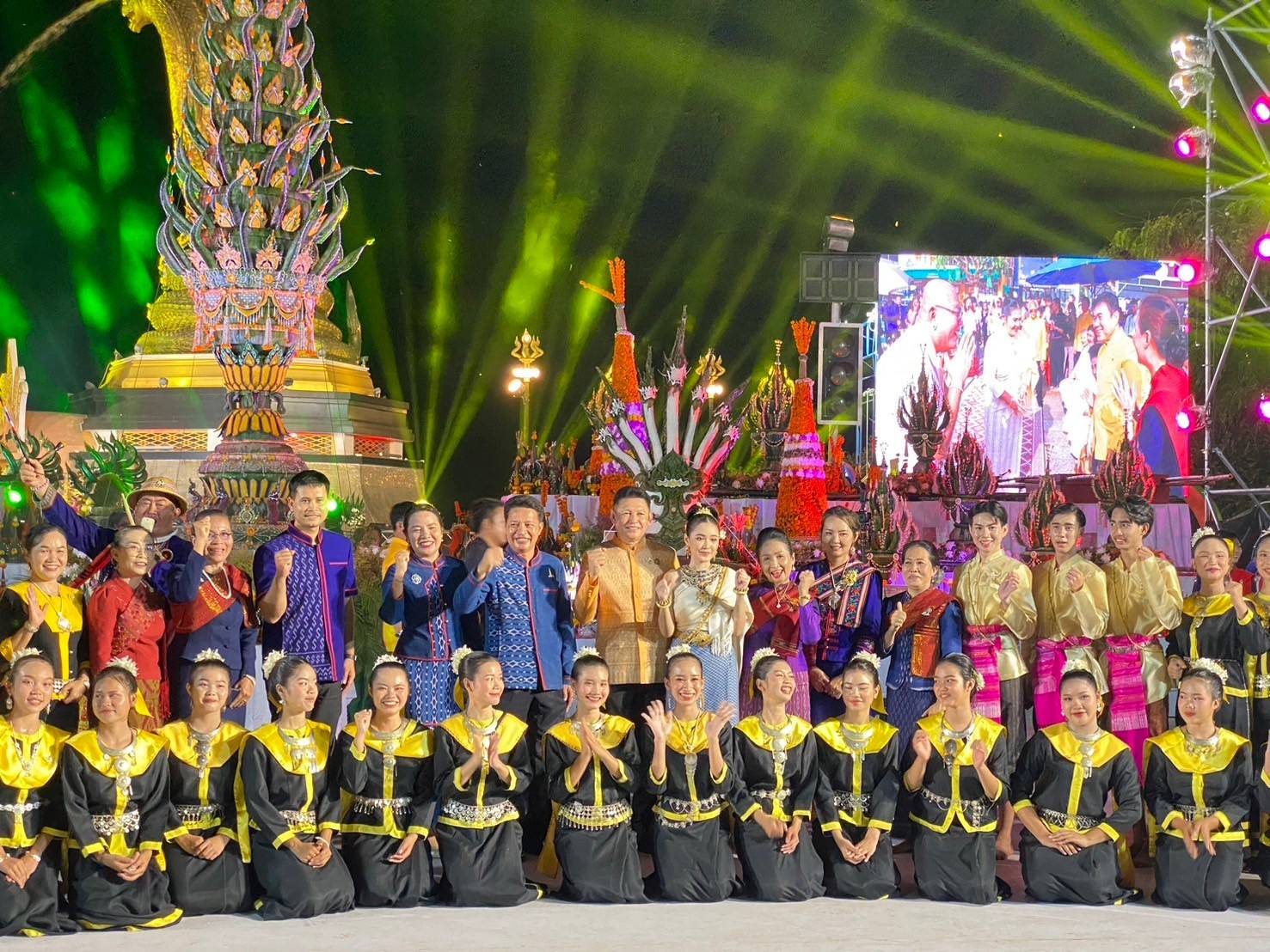พช.นครพนม   ร่วมพิธีรวมพลคนเกิดวันอังคาร วันที่สามของงานบวงสรวงพญาศรีสัตตนาคราช ประจำปี 2567