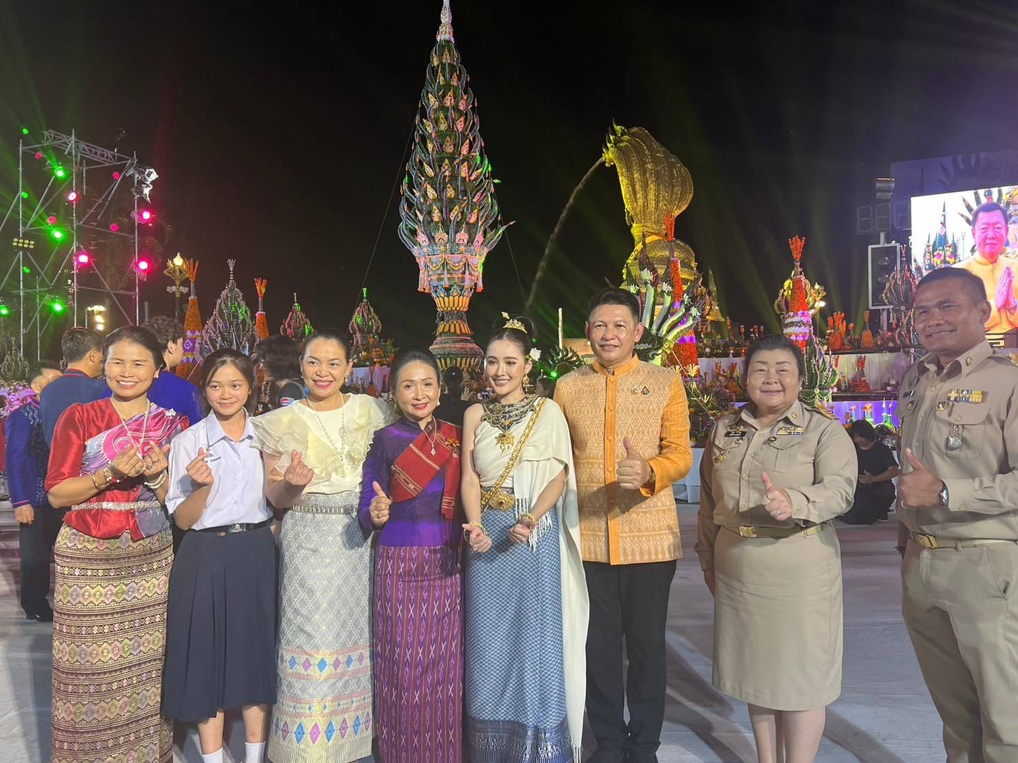 พช.นครพนม   ร่วมพิธีรวมพลคนเกิดวันอังคาร วันที่สามของงานบวงสรวงพญาศรีสัตตนาคราช ประจำปี 2567