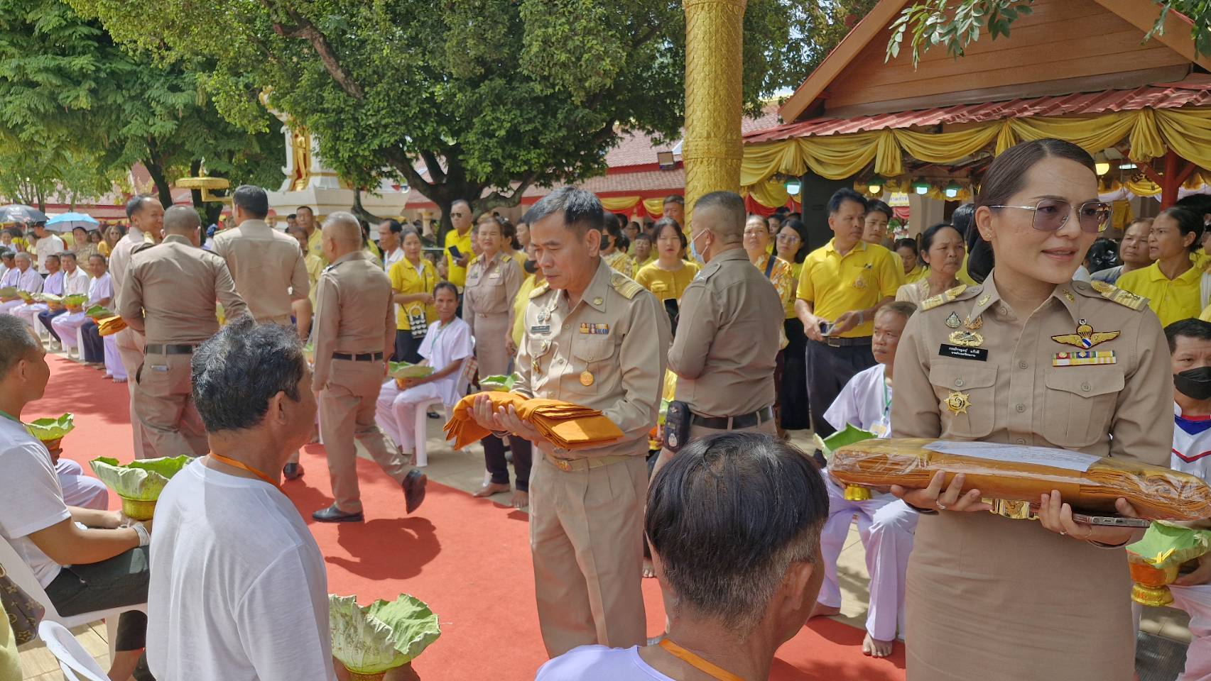 ผู้ว่าฯ นครพนม   เป็นประธานในพิธีปลงผมนาค ตามโครงการบรรพชาอุปสมบทเฉลิมพระเกียรติพระบาทสมเด็จพระเจ้าอยู่หัว เนื่องในโอกาสพระราชพิธีมหามงคลเฉลิมพระชนมพรรษา 6 รอบ 28 กรกฎาคม 2567