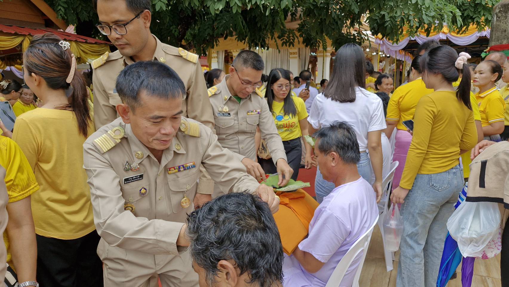 ผู้ว่าฯ นครพนม   เป็นประธานในพิธีปลงผมนาค ตามโครงการบรรพชาอุปสมบทเฉลิมพระเกียรติพระบาทสมเด็จพระเจ้าอยู่หัว เนื่องในโอกาสพระราชพิธีมหามงคลเฉลิมพระชนมพรรษา 6 รอบ 28 กรกฎาคม 2567