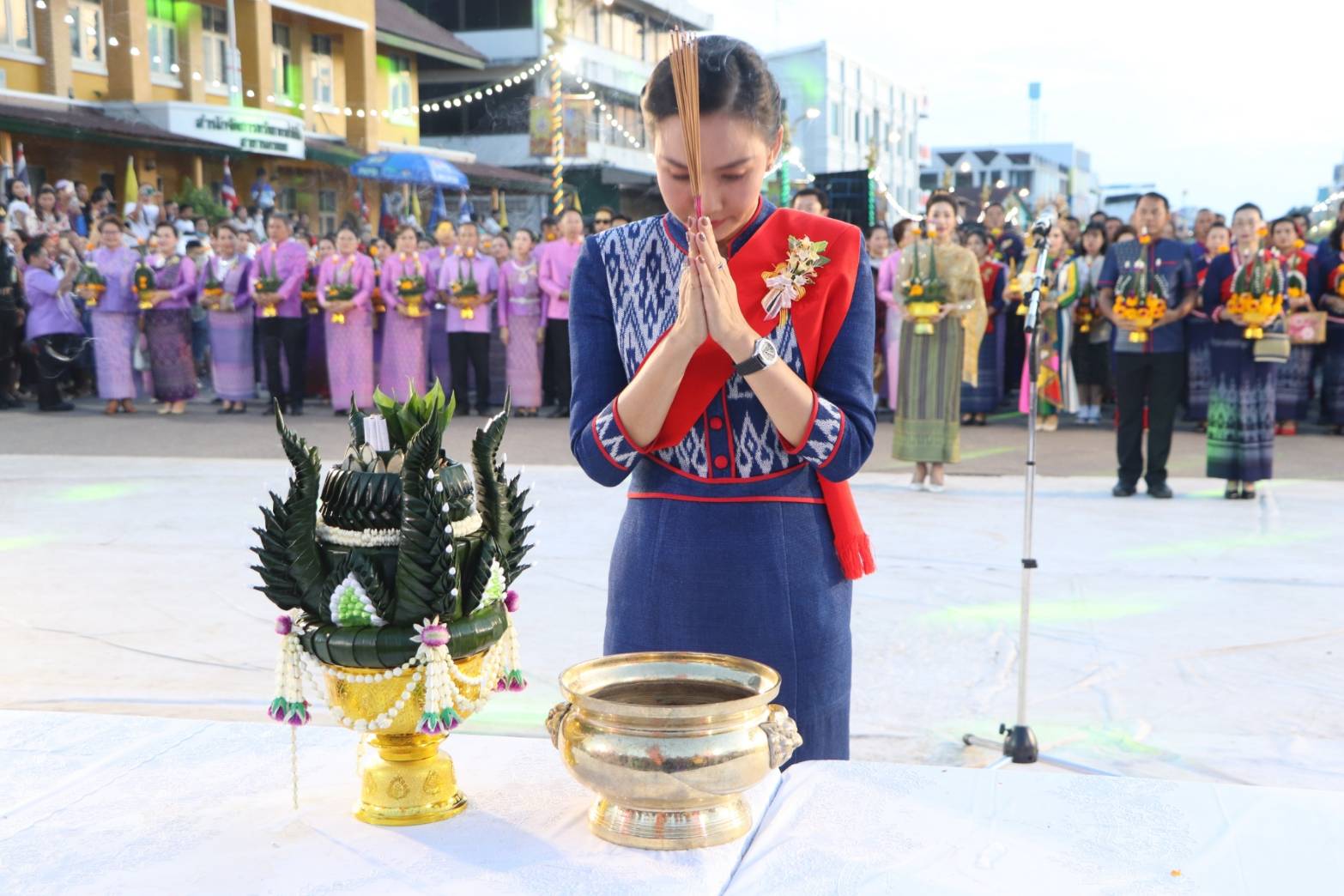 พช.นครพนม   ร่วมงานบวงสรวงพญาศรีสัตตนาคราช ประจำปี 2567 รวมพลคนเกิดวันเสาร์