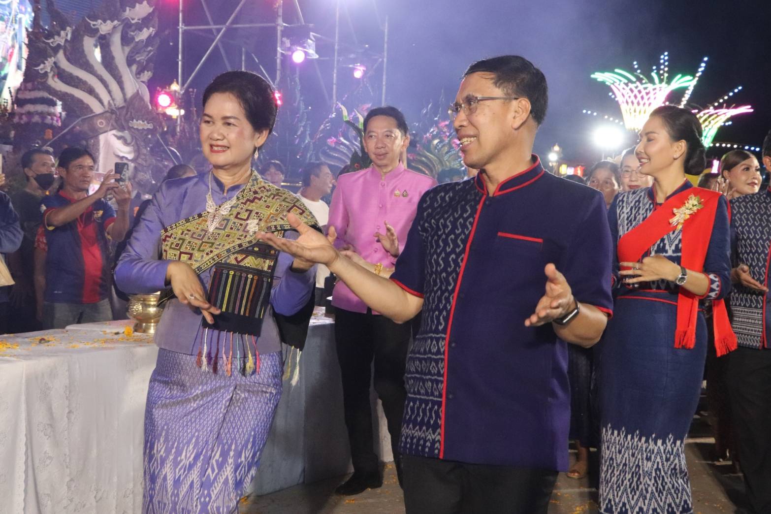 พช.นครพนม   ร่วมงานบวงสรวงพญาศรีสัตตนาคราช ประจำปี 2567 รวมพลคนเกิดวันเสาร์