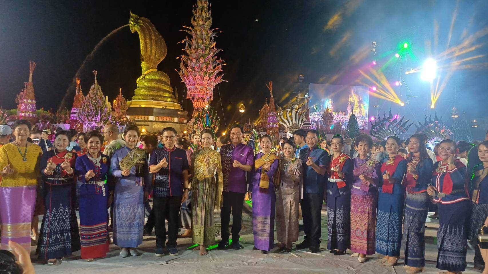 พช.นครพนม   ร่วมงานบวงสรวงพญาศรีสัตตนาคราช ประจำปี 2567 รวมพลคนเกิดวันเสาร์