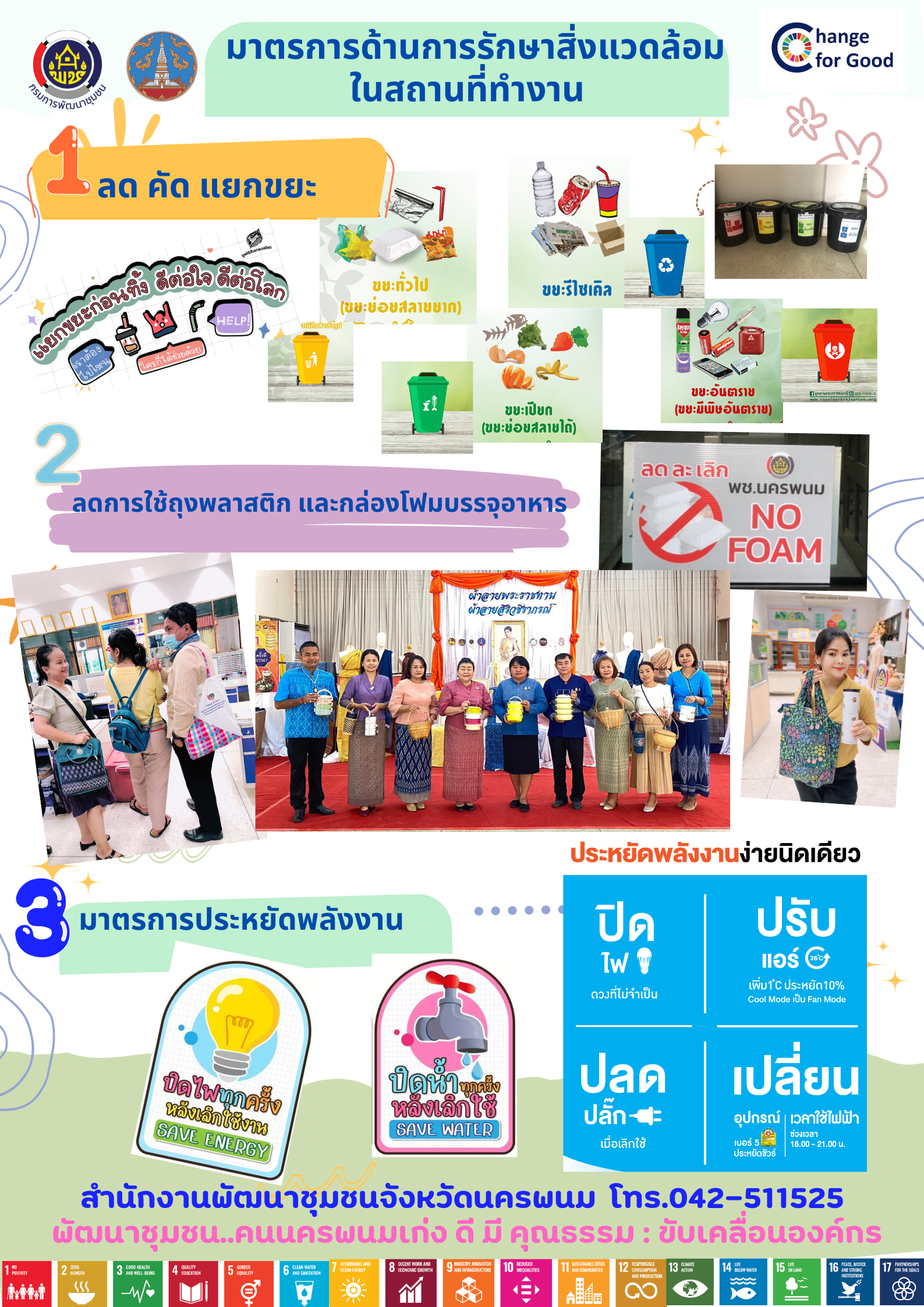 พช.นครพนม   ร่วมใจ ใสสะอาด BIG CLEANING DAY
