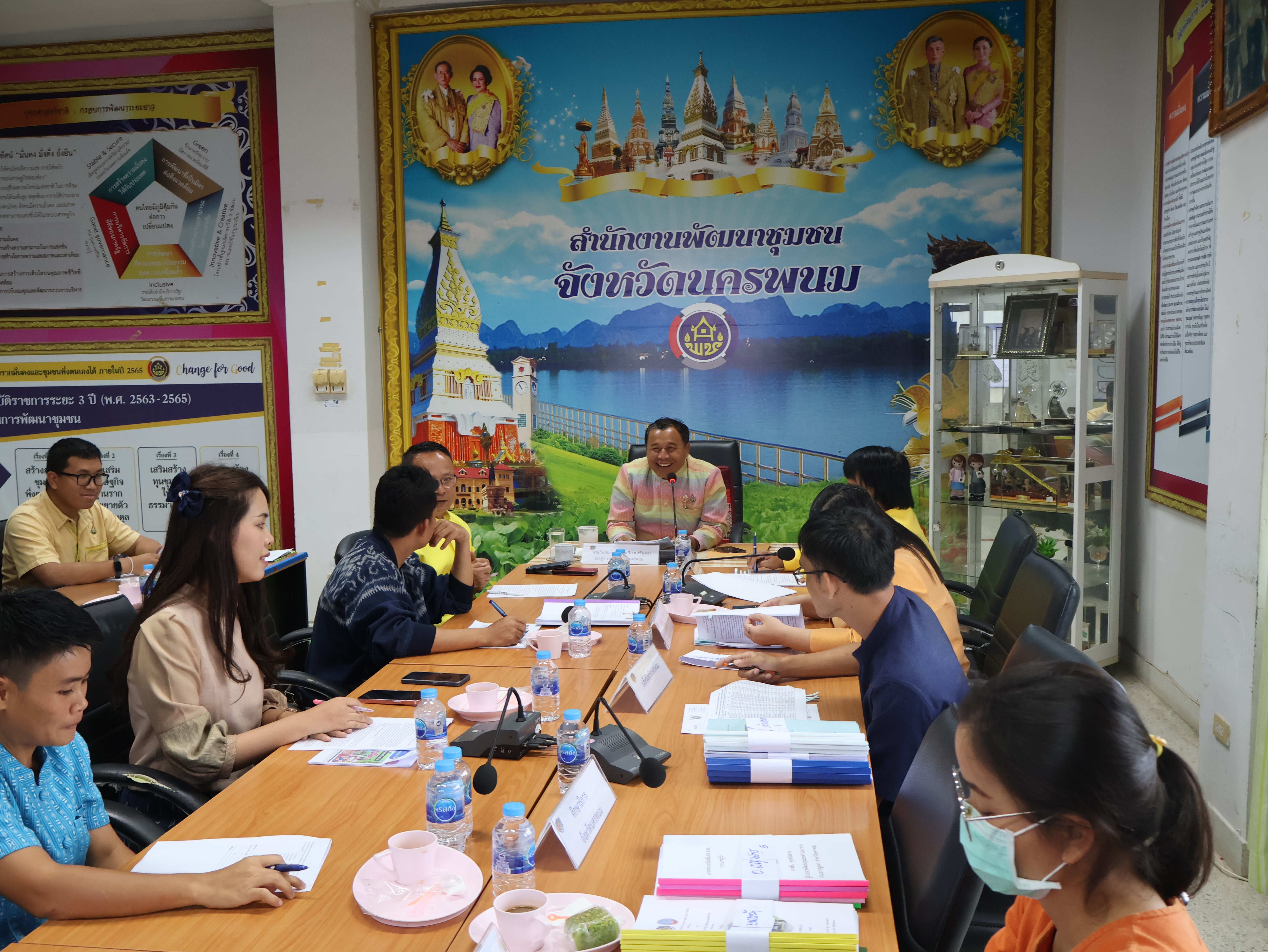 นครพนม   ประชุมคณะกรรมการรับรองมาตรฐานการพัฒนาชุมชนจังหวัดนครพนม ครั้งที่ 1/2567