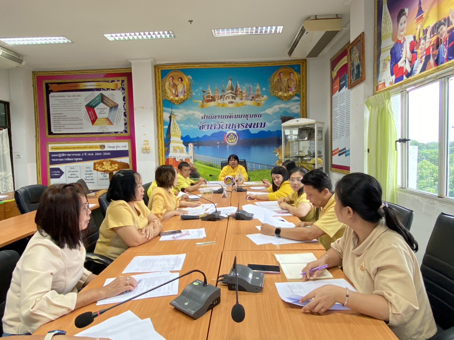 พช.นครพนม  ประชุมคณะกรรมการดำเนินการและคุมสอบคัดเลือกบุคคลเพื่อแต่งตั้งเป็นอาสาพัฒนา (อสพ.) รุ่นที่ 76