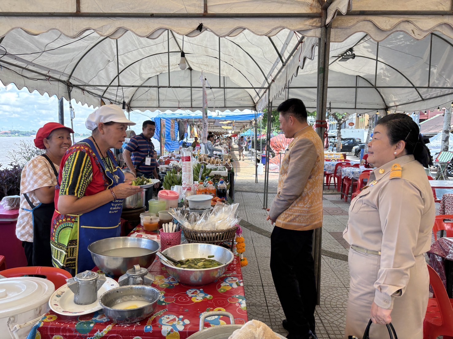 OTOP นครพนม   ร่วมจำหน่ายในงานบวงสรวงพญาศรีสัตตนาคราช ประจำปี 2567