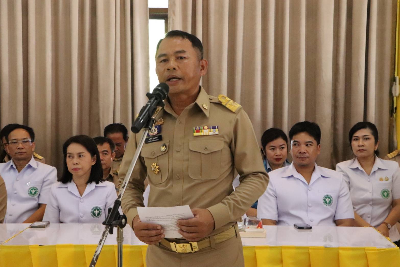 รองนายกฯ และรัฐมนตรีว่าการกระทรวงมหาดไทย   ลงพื้นที่ติดตามผลการขับเคลื่อนภารกิจของกระทรวงมหาดไทยและมอบนโยบาย “บำบัดทุกข์ บำรุงสุข” พื้นที่จังหวัดนครพนม