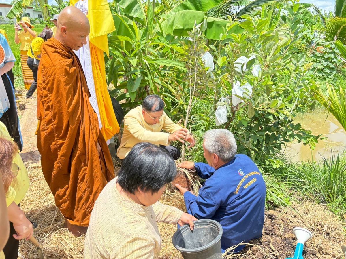 ผู้ว่าฯ นครพนม   พาลงพื้นจัดโครงการ โคก หนอง นา อารยเกษตร เฉลิมพระเกียรติพระบาทสมเด็จพระเจ้าอยู่หัว เนื่องในโอกาสพระราชพิธีมหามงคลเฉลิมพระชนมพรรษา 6 รอบ 28 กรกฎาคม 2567
