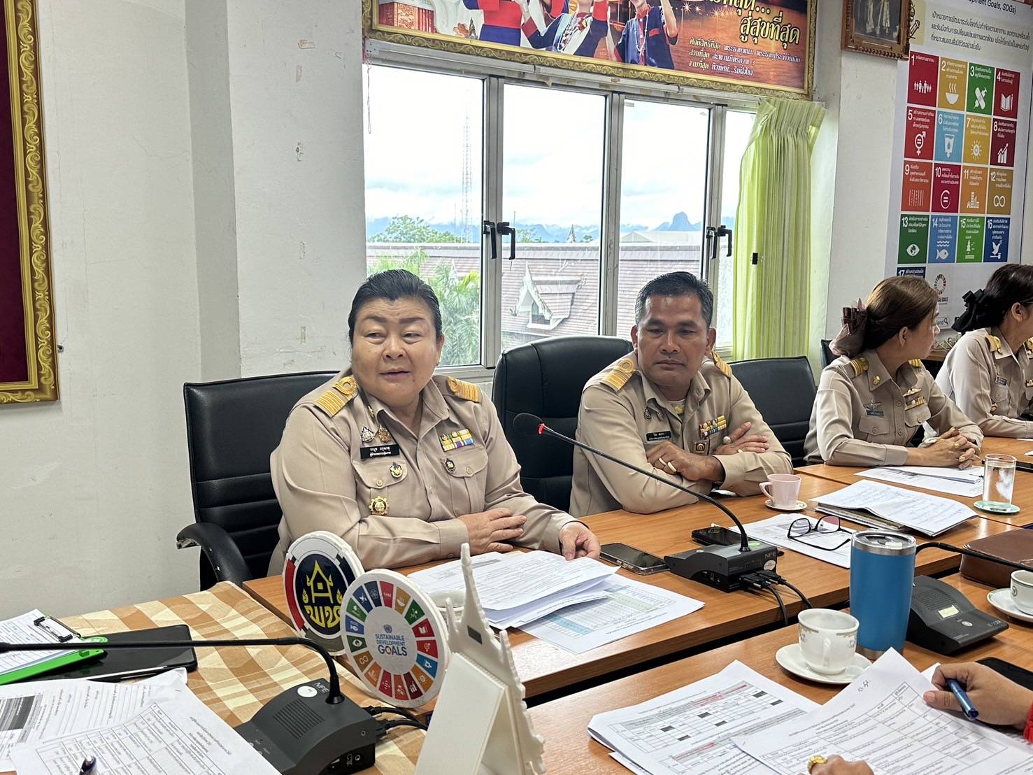พช.นครพนม   ประชุม Morning Brief การขับเคลื่อนการดำเนินงานพัฒนาชุมชนจังหวัดนครพนม