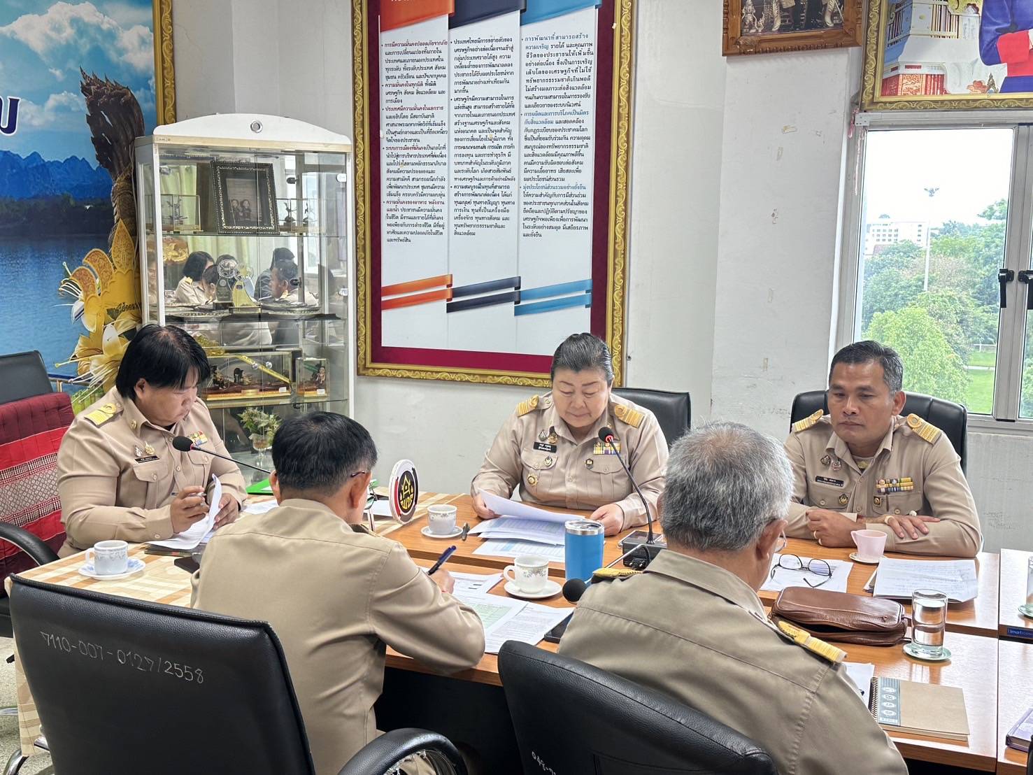 พช.นครพนม   ประชุม Morning Brief การขับเคลื่อนการดำเนินงานพัฒนาชุมชนจังหวัดนครพนม