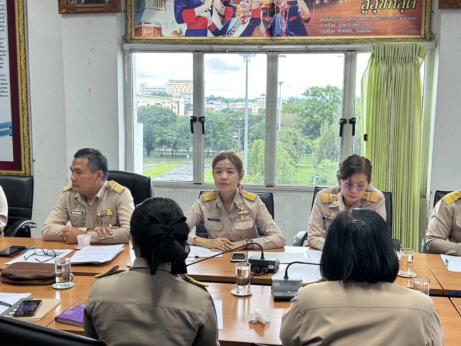 พช.นครพนม   ประชุม Morning Brief การขับเคลื่อนการดำเนินงานพัฒนาชุมชนจังหวัดนครพนม