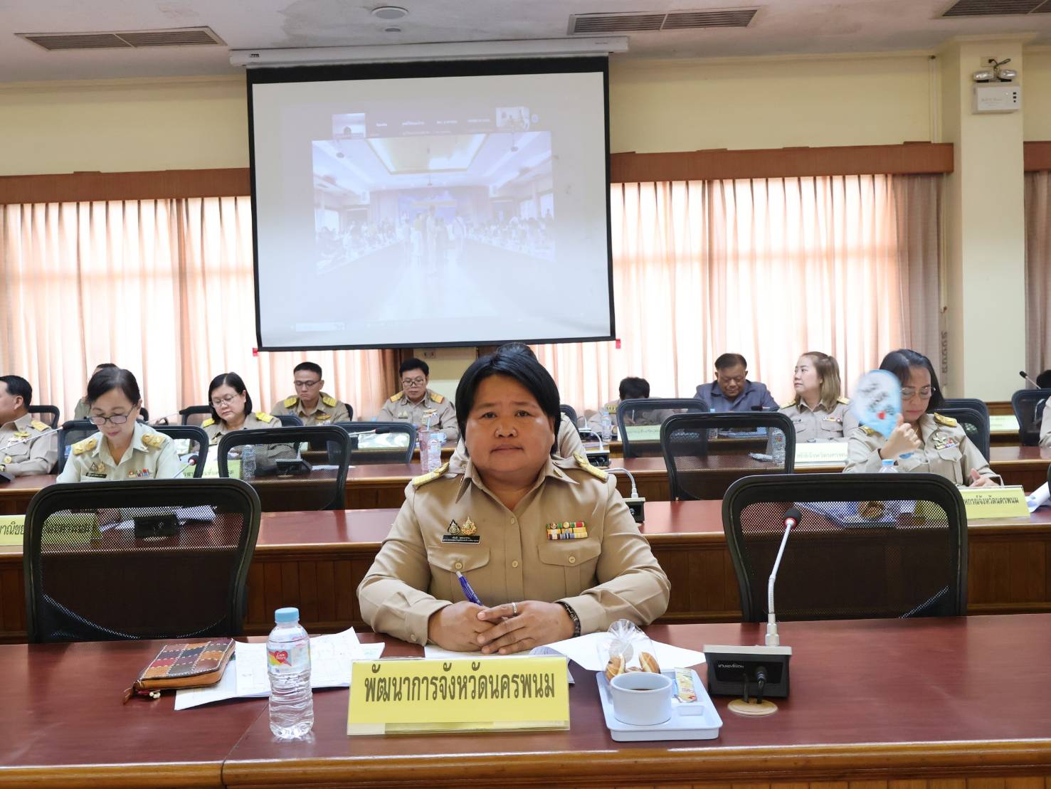 พช.นครพนม   ร่วมประชุมคณะกรมการจังหวัดนครพนม ครั้งที่ 8/2567 ประจำเดือนสิงหาคม 2567