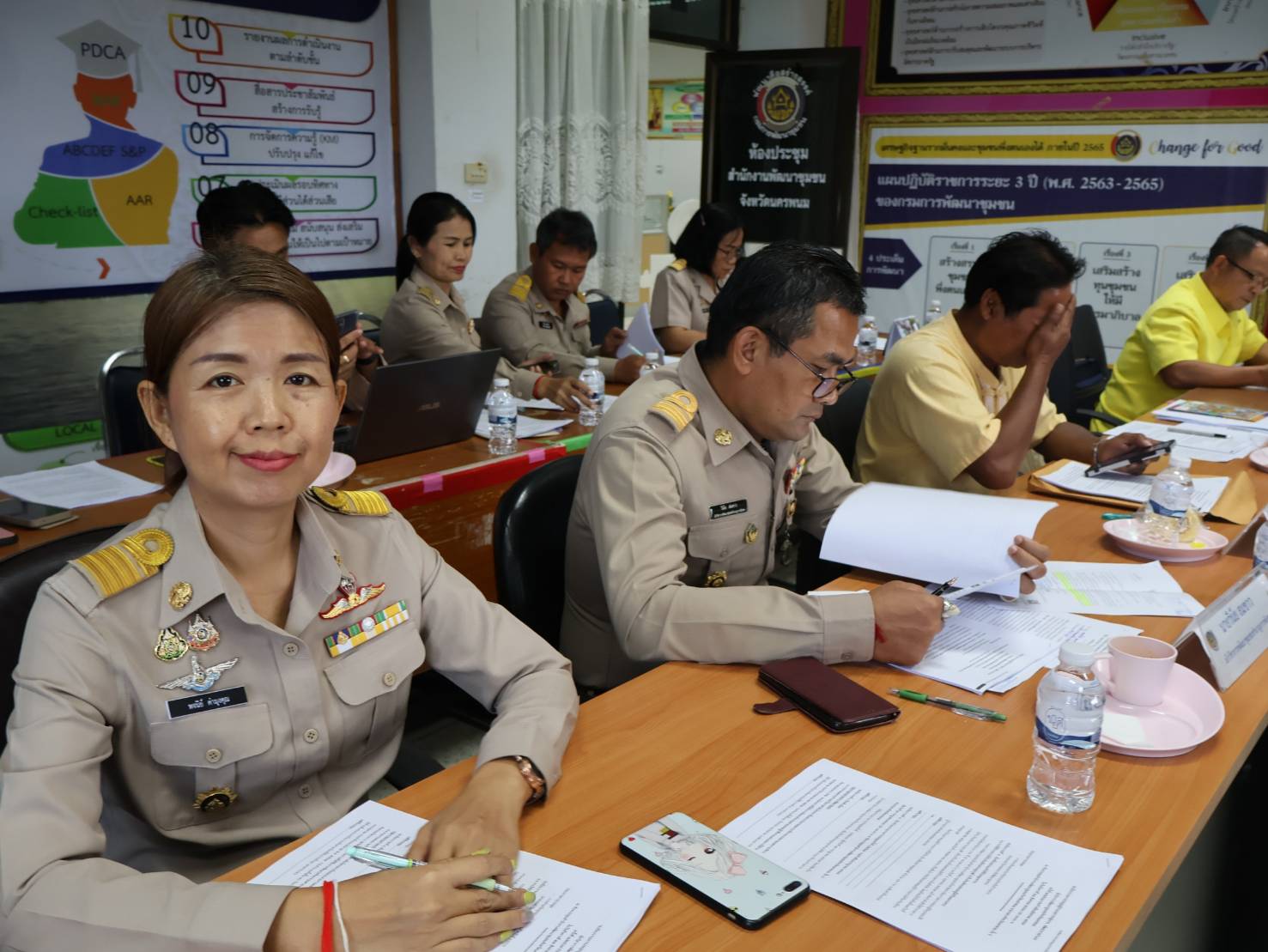 พช.นครพนม   ประชุมผู้อำนวยการกลุ่มงานฯ พัฒนาการอำเภอ และนักวิชาการพัฒนาชุมชนจังหวัดนครพนม ครั้งที่ 7/2567 ประจำเดือนสิงหาคม 2567