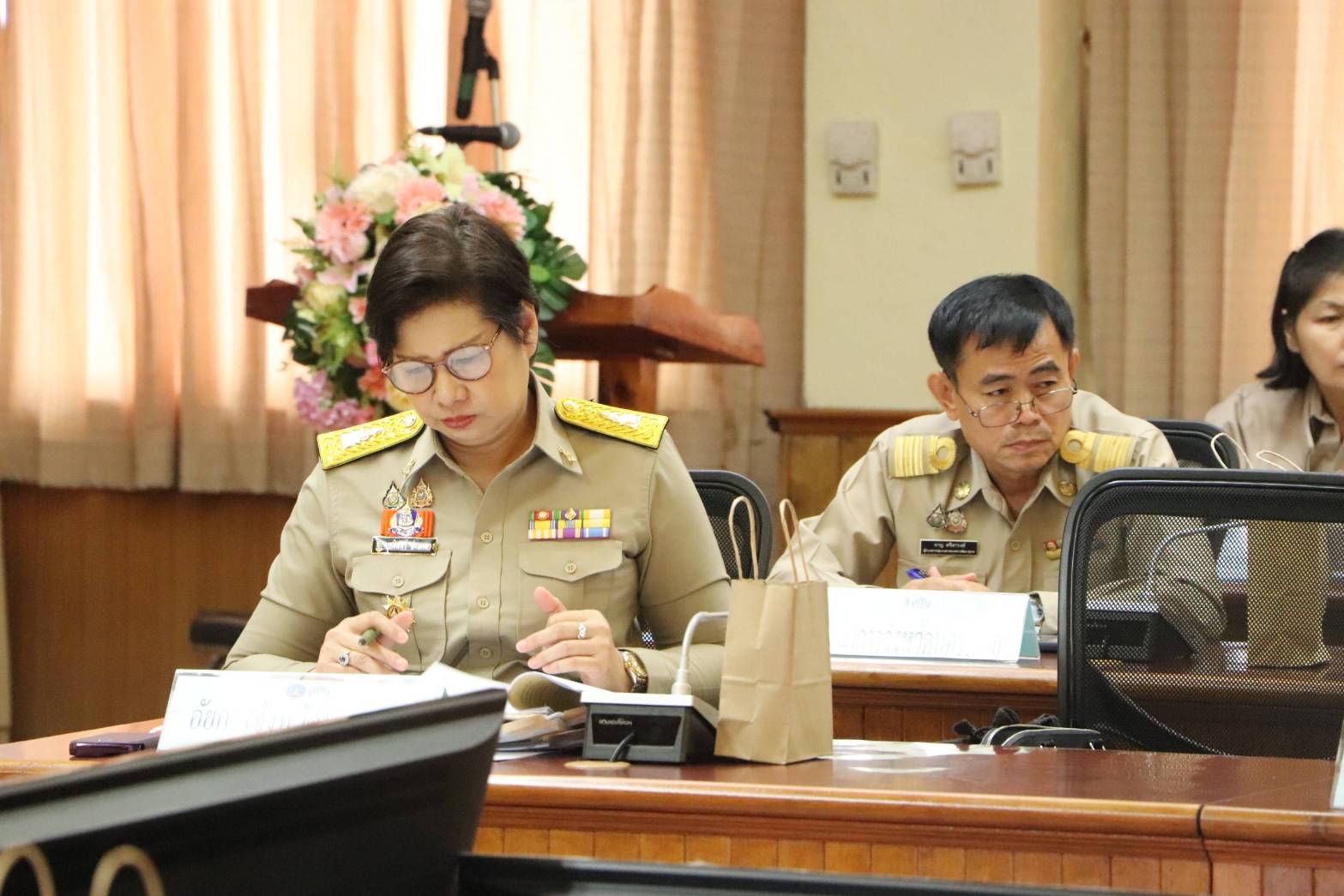 พช.นครพนม   ร่วมการประชุม ศอ.ปส.จ.นพ. ขับเคลื่อนการป้องกันและปราบปรามยาเสพติด