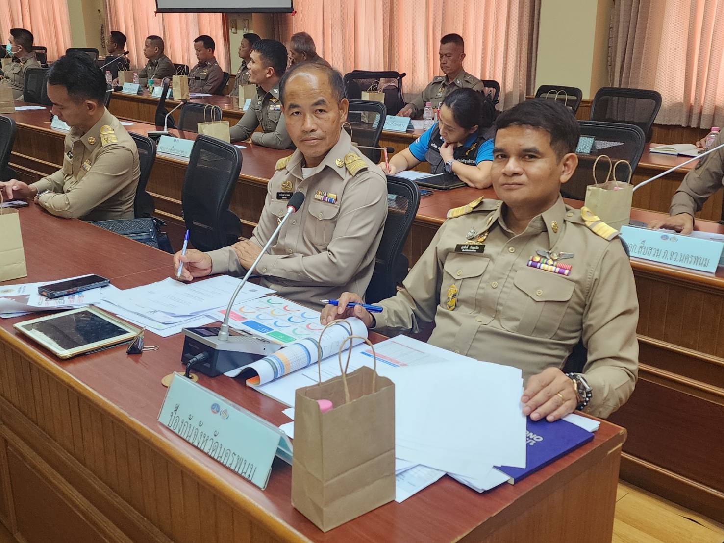 พช.นครพนม   ร่วมการประชุม ศอ.ปส.จ.นพ. ขับเคลื่อนการป้องกันและปราบปรามยาเสพติด