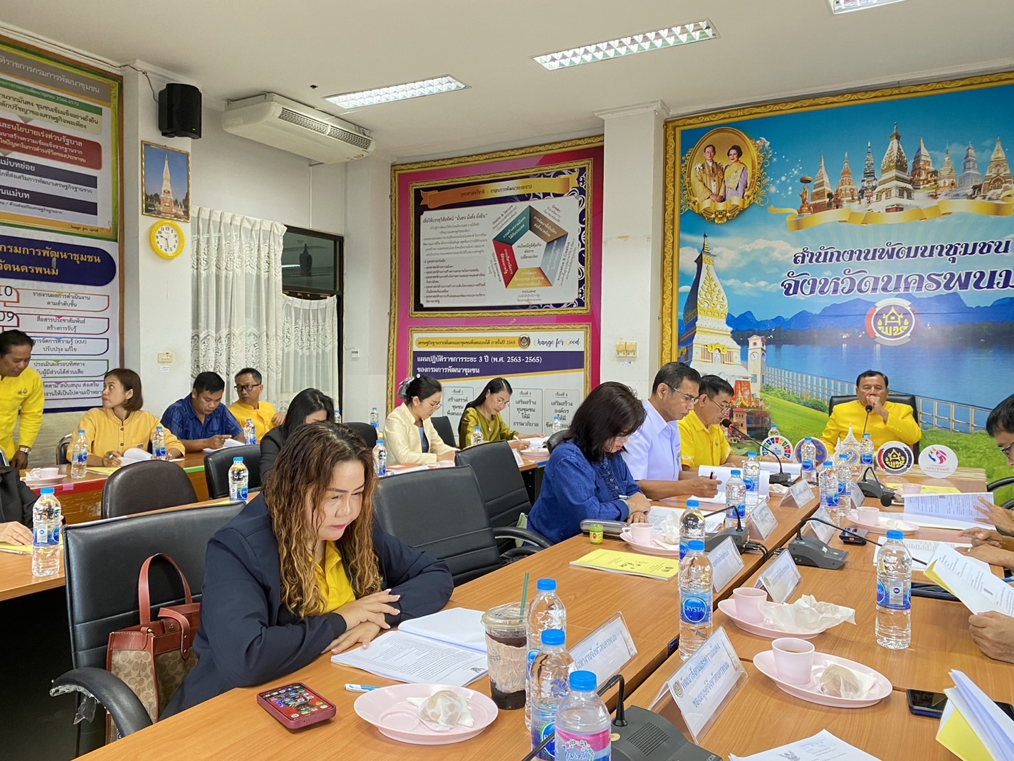 จังหวัดนครพนม   ประชุมนำเสนอผลการจัดเก็บและรับรองคุณภาพข้อมูล จปฐ. ระดับจังหวัด ประจำปี 2567