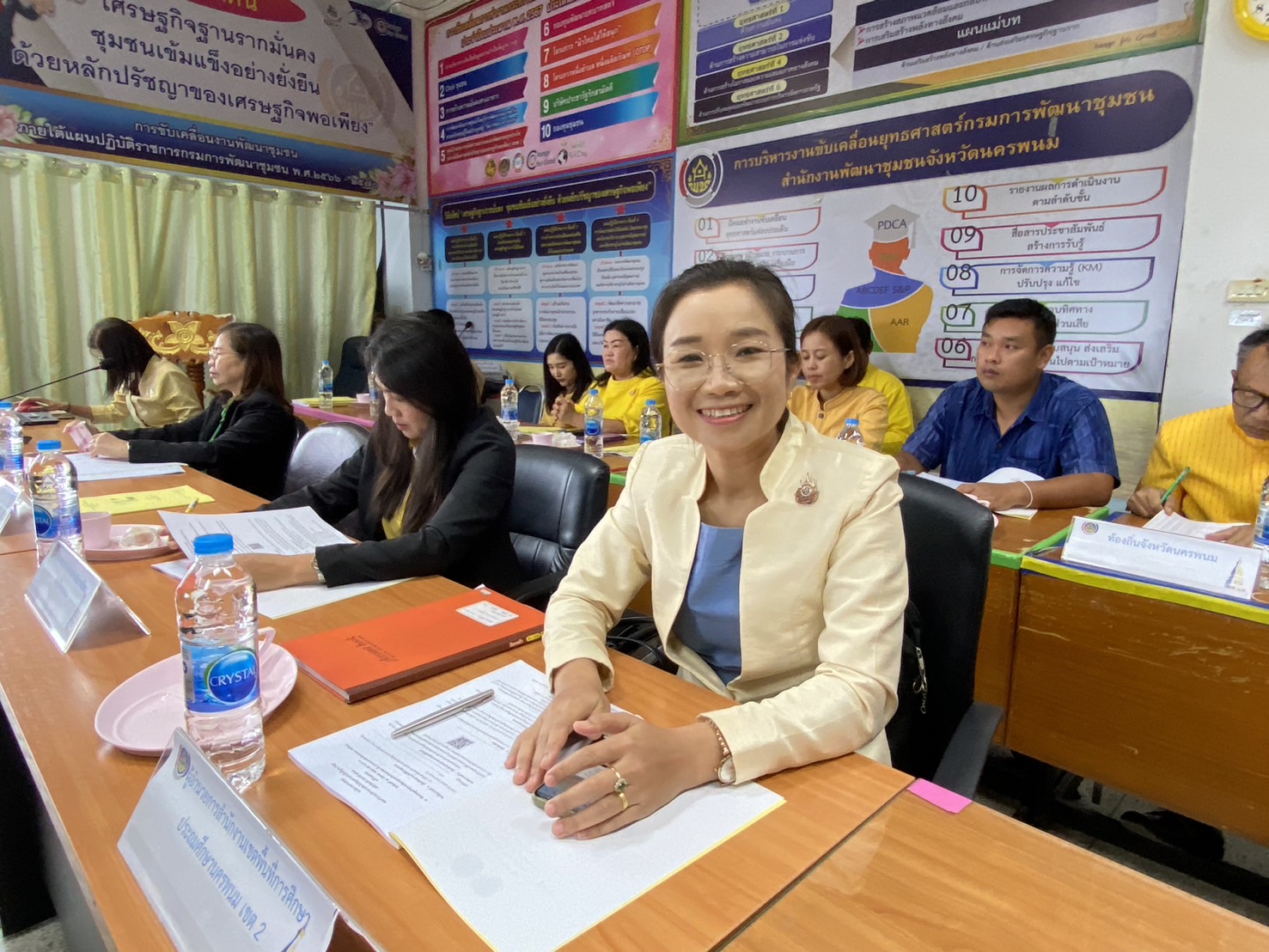 จังหวัดนครพนม   ประชุมนำเสนอผลการจัดเก็บและรับรองคุณภาพข้อมูล จปฐ. ระดับจังหวัด ประจำปี 2567