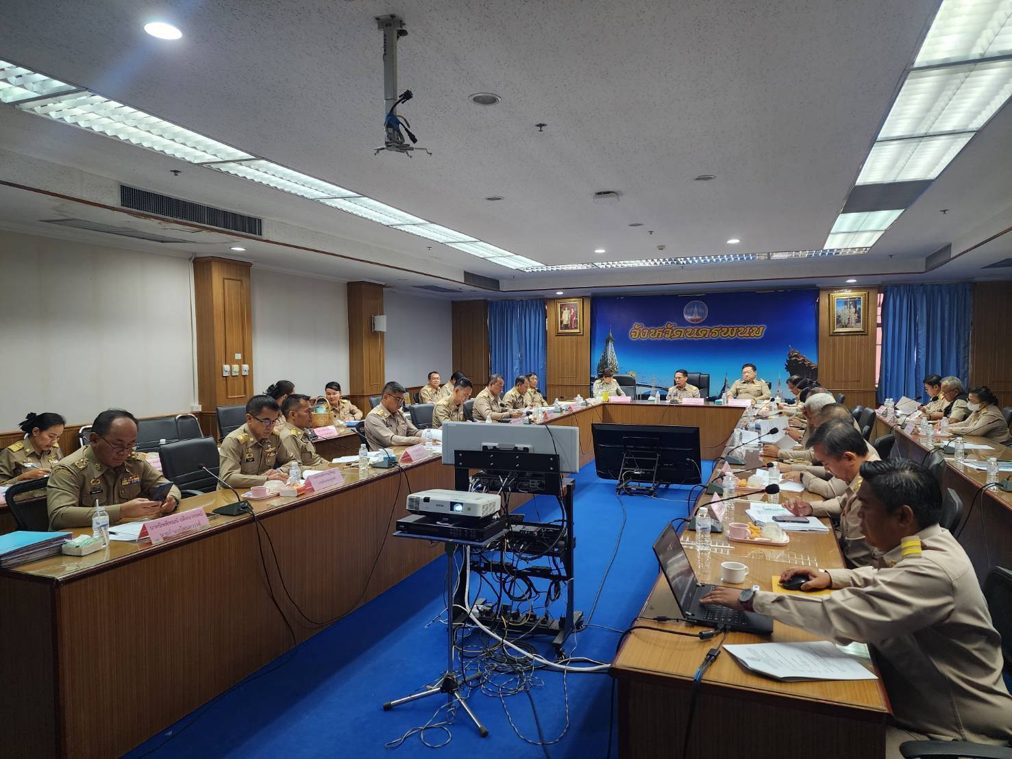 พช.นครพนม   ร่วมประชุมหัวหน้าส่วนราชการในสังกัดกระทรวงมหาดไทย หัวหน้าหน่วยงานรัฐวิสาหกิจสังกัดกระทรวงมหาดไทยและนายอำเภอ ประจำเดือนกันยายน 2567