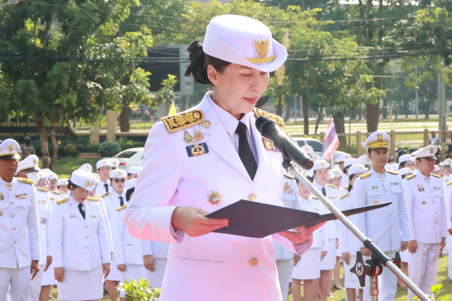 พช.นครพนม   ร่วมกิจกรรมน้อมรำลึกในพระมหากรุณาธิคุณ เนื่องในวันคล้ายวันสวรรคต พระบาทสมเด็จพระจุลจอมเกล้าเจ้าอยู่หัว (23 ตุลาคม 2567)