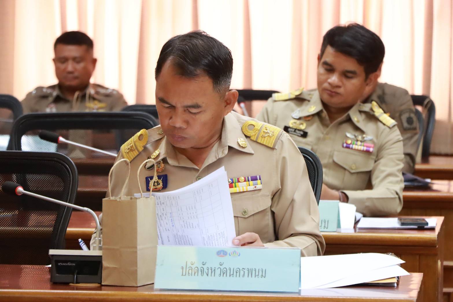 พช.นครพนม   ร่วมประชุม ศอ.ปส.จ. ขับเคลื่อนการป้องกันและปราบปรามยาเสพติด
