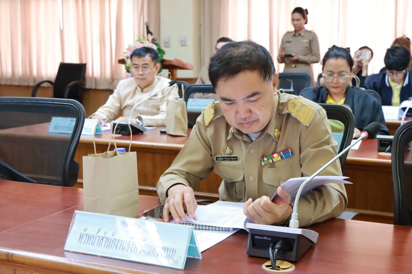 พช.นครพนม   ร่วมประชุม ศอ.ปส.จ. ขับเคลื่อนการป้องกันและปราบปรามยาเสพติด