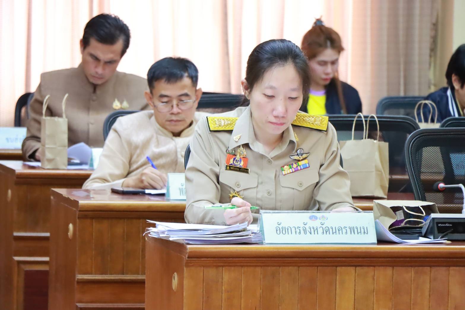 พช.นครพนม   ร่วมประชุม ศอ.ปส.จ. ขับเคลื่อนการป้องกันและปราบปรามยาเสพติด