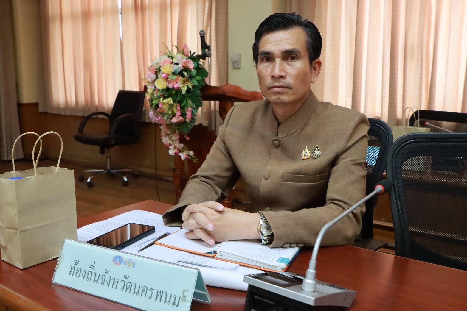 พช.นครพนม   ร่วมประชุม ศอ.ปส.จ. ขับเคลื่อนการป้องกันและปราบปรามยาเสพติด