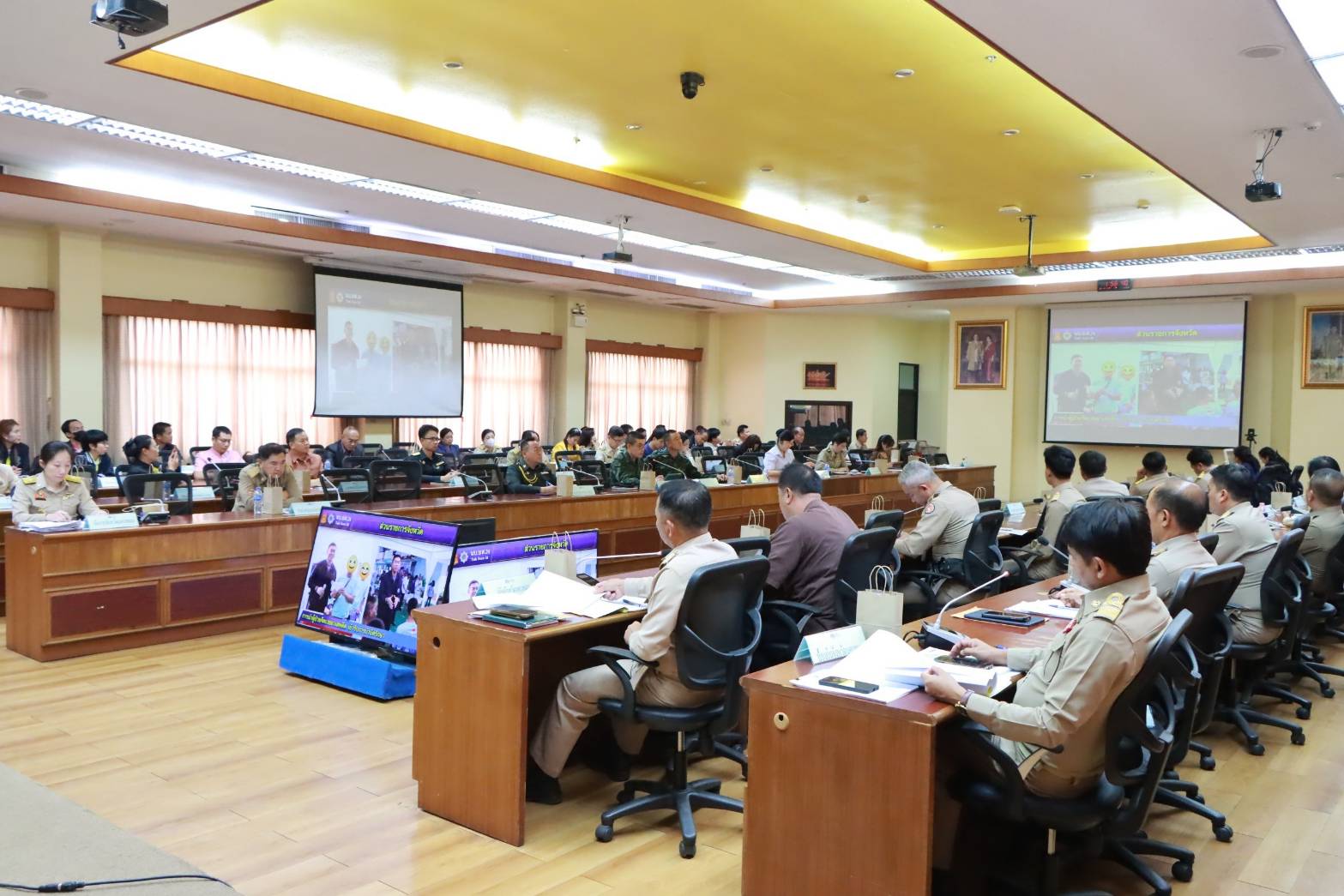 พช.นครพนม   ร่วมประชุม ศอ.ปส.จ. ขับเคลื่อนการป้องกันและปราบปรามยาเสพติด