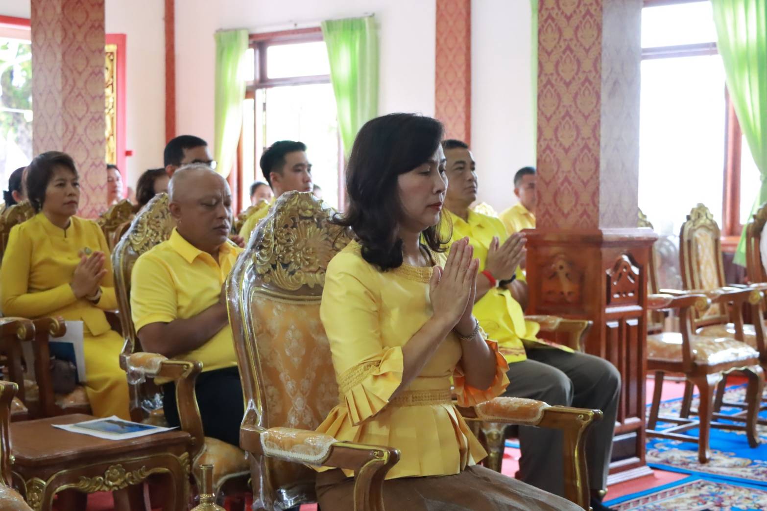 พช.นครพนม   ร่วมพิธีเจริญพระพุทธมนต์เฉลิมพระเกียรติ ถวายพระพรชัยมงคล แด่พระบาทสมเด็จพระเจ้าอยู่หัว เนื่องในโอกาสวันเฉลิมพระชนมพรรษา 6 รอบ 28 กรกฎาคม 2567
