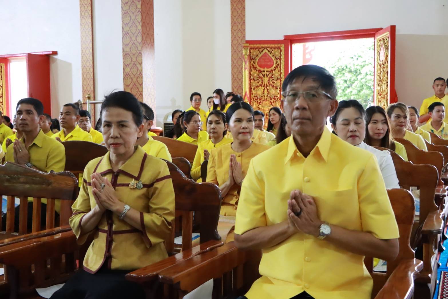 พช.นครพนม   ร่วมพิธีเจริญพระพุทธมนต์เฉลิมพระเกียรติ ถวายพระพรชัยมงคล แด่พระบาทสมเด็จพระเจ้าอยู่หัว เนื่องในโอกาสวันเฉลิมพระชนมพรรษา 6 รอบ 28 กรกฎาคม 2567