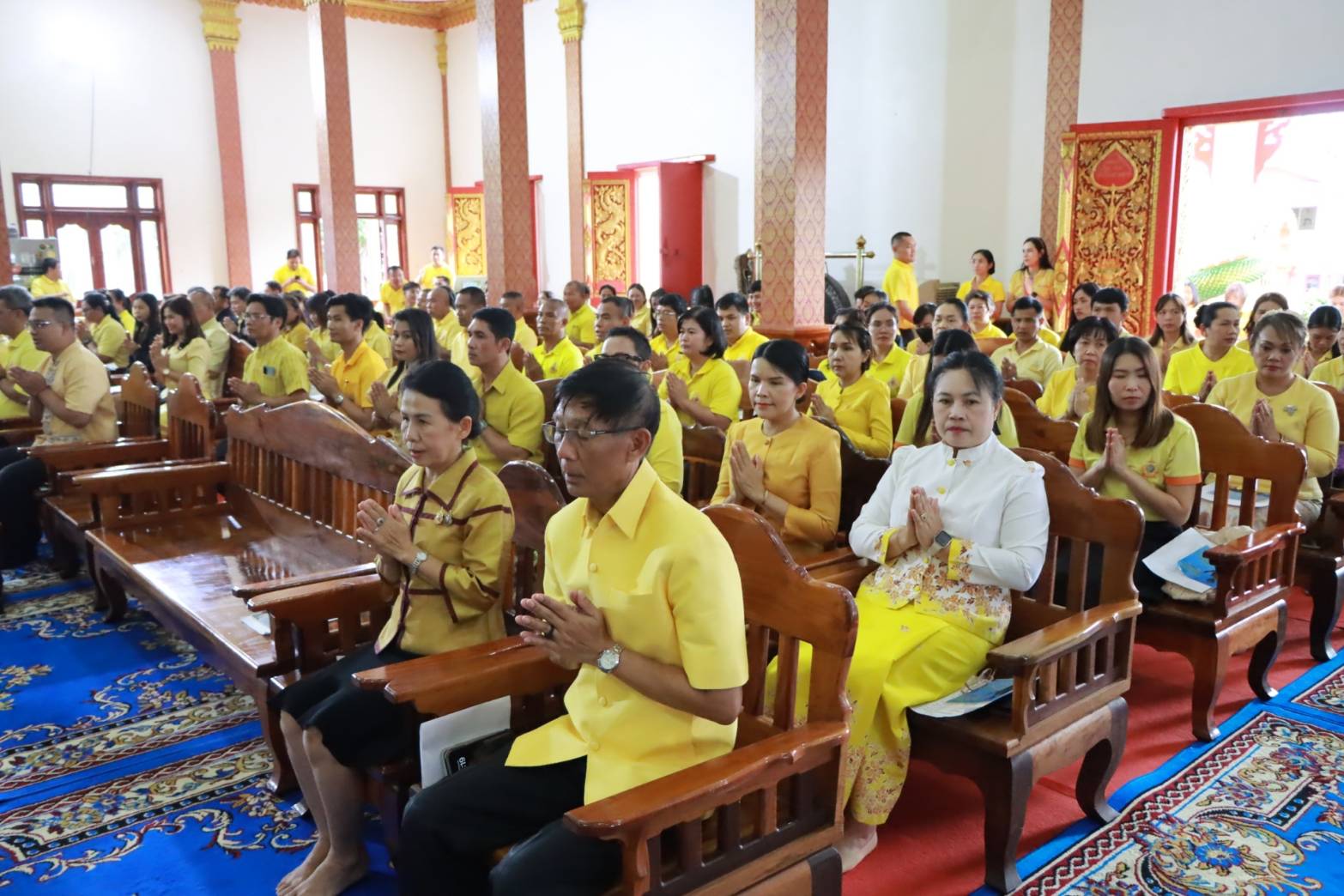 พช.นครพนม   ร่วมพิธีเจริญพระพุทธมนต์เฉลิมพระเกียรติ ถวายพระพรชัยมงคล แด่พระบาทสมเด็จพระเจ้าอยู่หัว เนื่องในโอกาสวันเฉลิมพระชนมพรรษา 6 รอบ 28 กรกฎาคม 2567