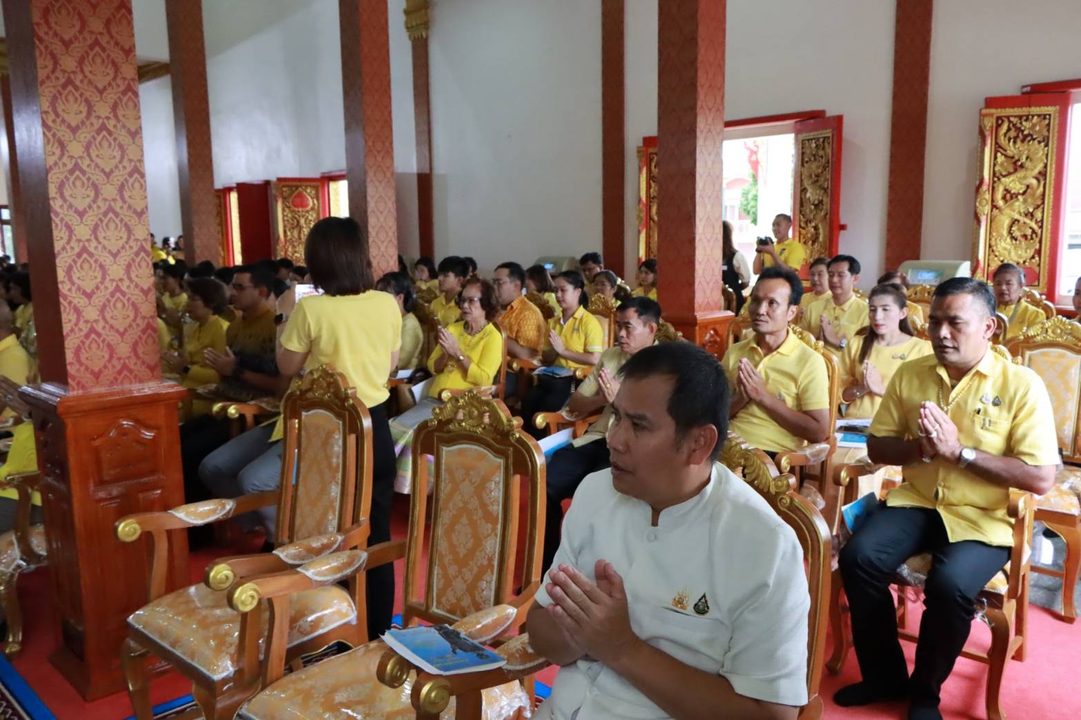 พช.นครพนม   ร่วมพิธีเจริญพระพุทธมนต์เฉลิมพระเกียรติ ถวายพระพรชัยมงคล แด่พระบาทสมเด็จพระเจ้าอยู่หัว เนื่องในโอกาสวันเฉลิมพระชนมพรรษา 6 รอบ 28 กรกฎาคม 2567