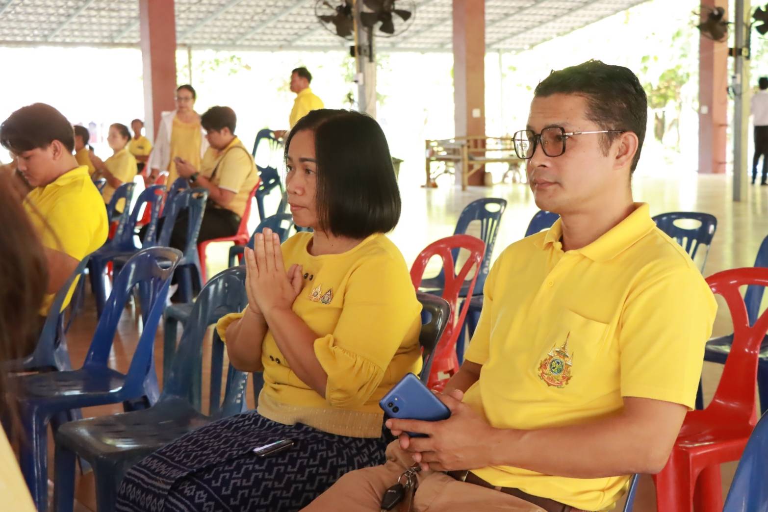 พช.นครพนม ร่วมพิธีเจริญพระพุทธมนต์เฉลิมพระเกียรติถวายพระพรชัยมงคลแด่ พระบาทสมเด็จพระเจ้าอยู่หัว