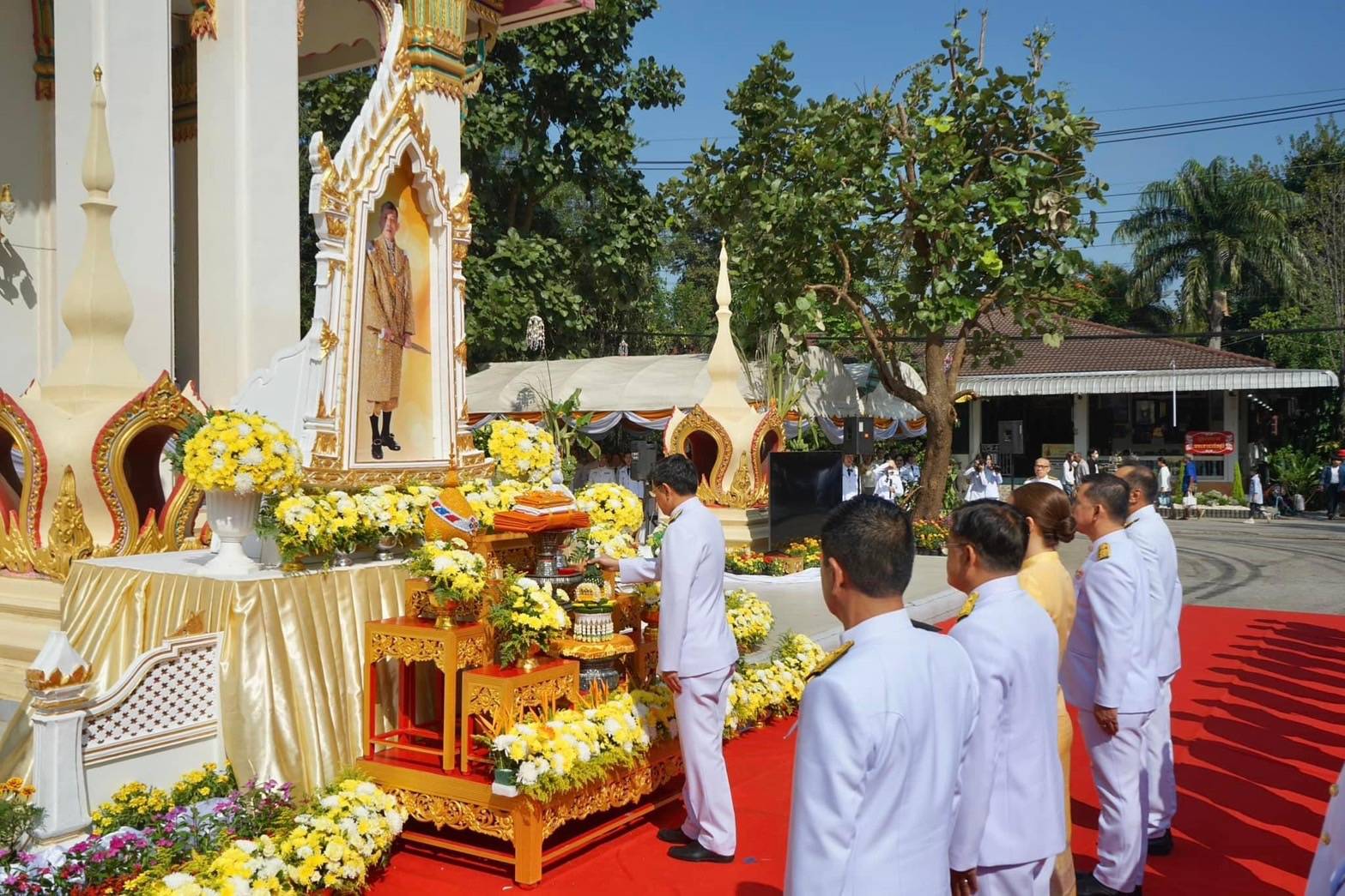 พช.นครพนม ร่วมพิธีถวายผ้าพระกฐินพระราชทานกรมการพัฒนาชุมชน ประจำปี พ.ศ.2567