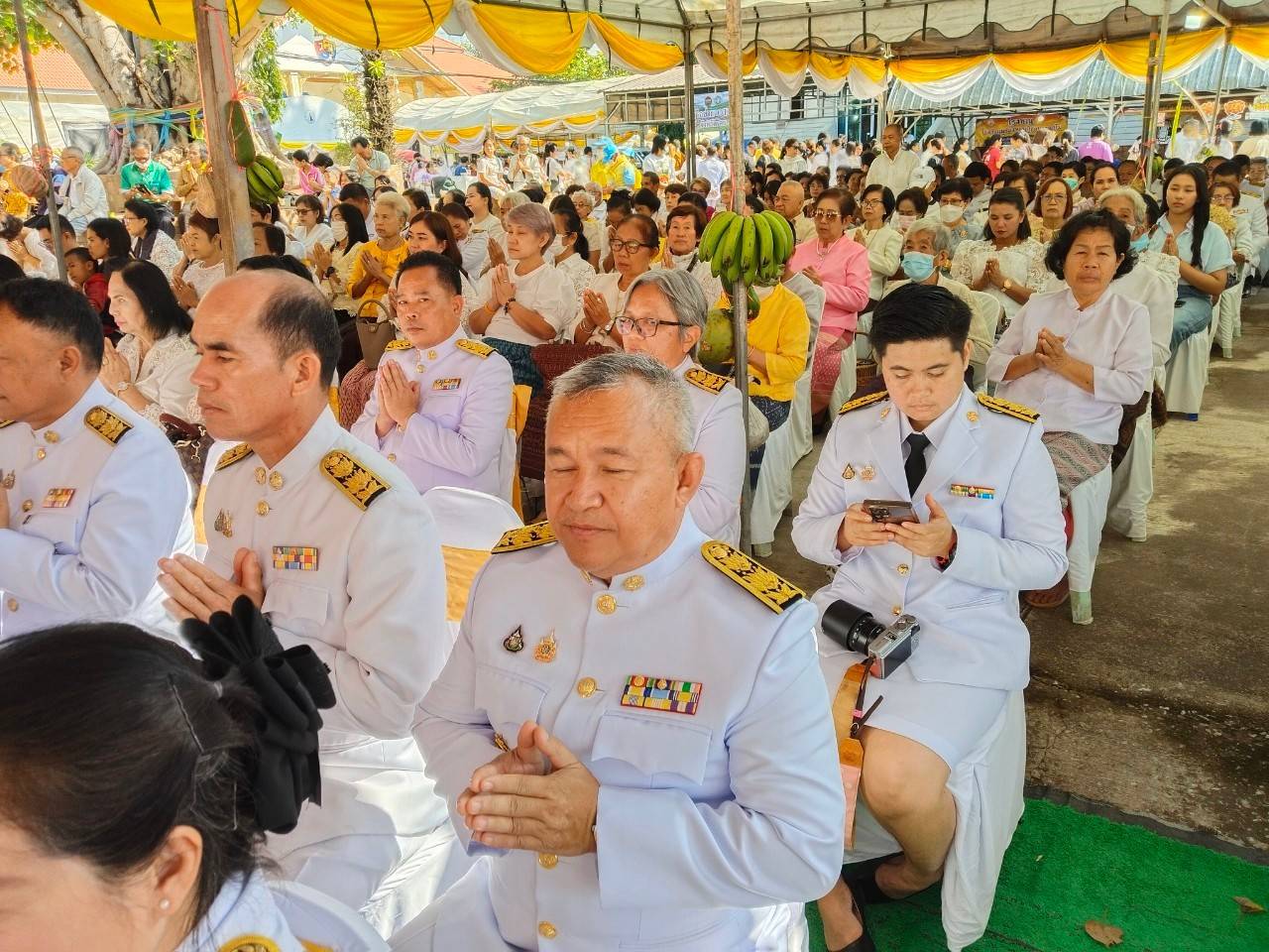 พช.นครพนม ร่วมพิธีถวายผ้าพระกฐินพระราชทานกรมการพัฒนาชุมชน ประจำปี พ.ศ.2567