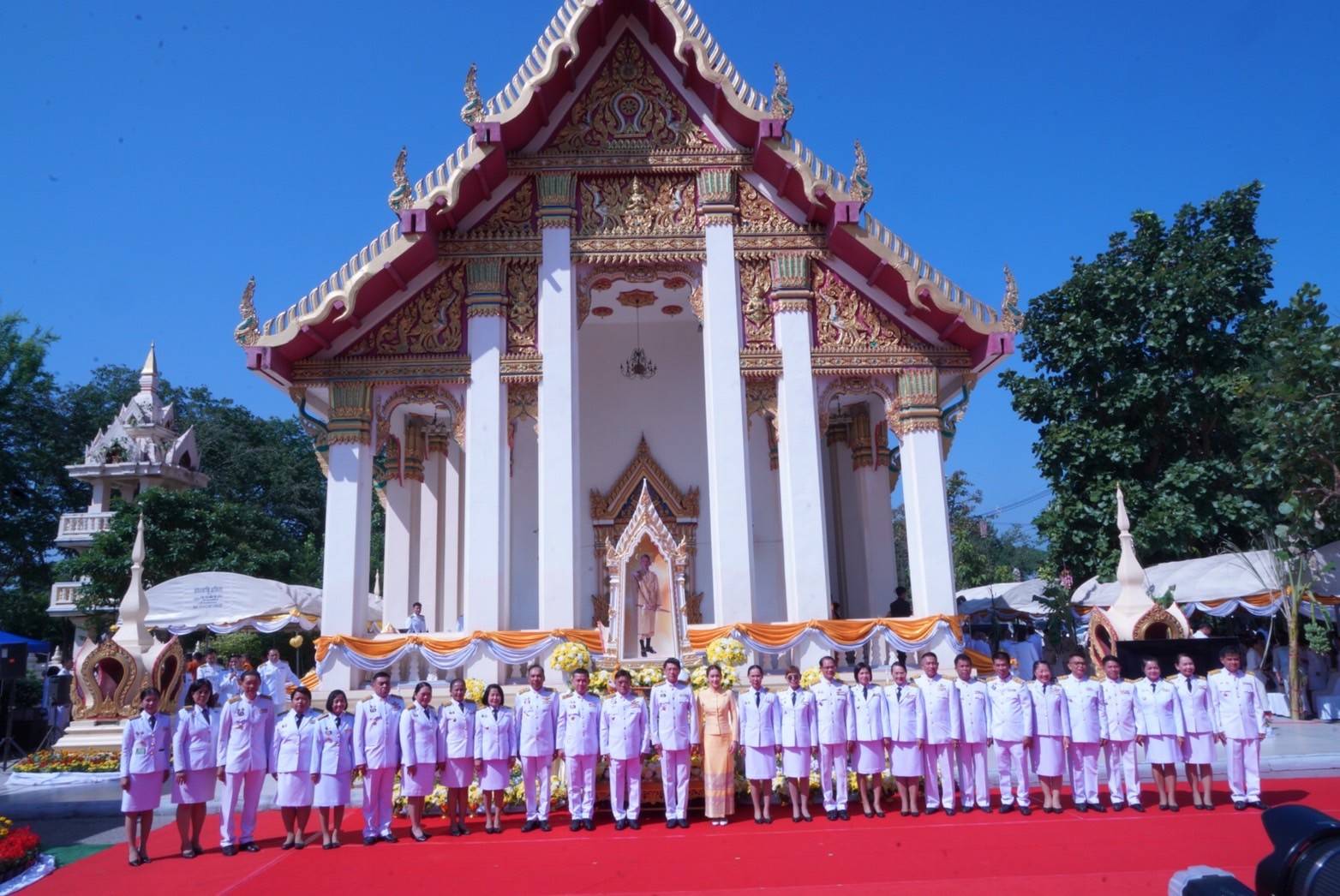พช.นครพนม ร่วมพิธีถวายผ้าพระกฐินพระราชทานกรมการพัฒนาชุมชน ประจำปี พ.ศ.2567