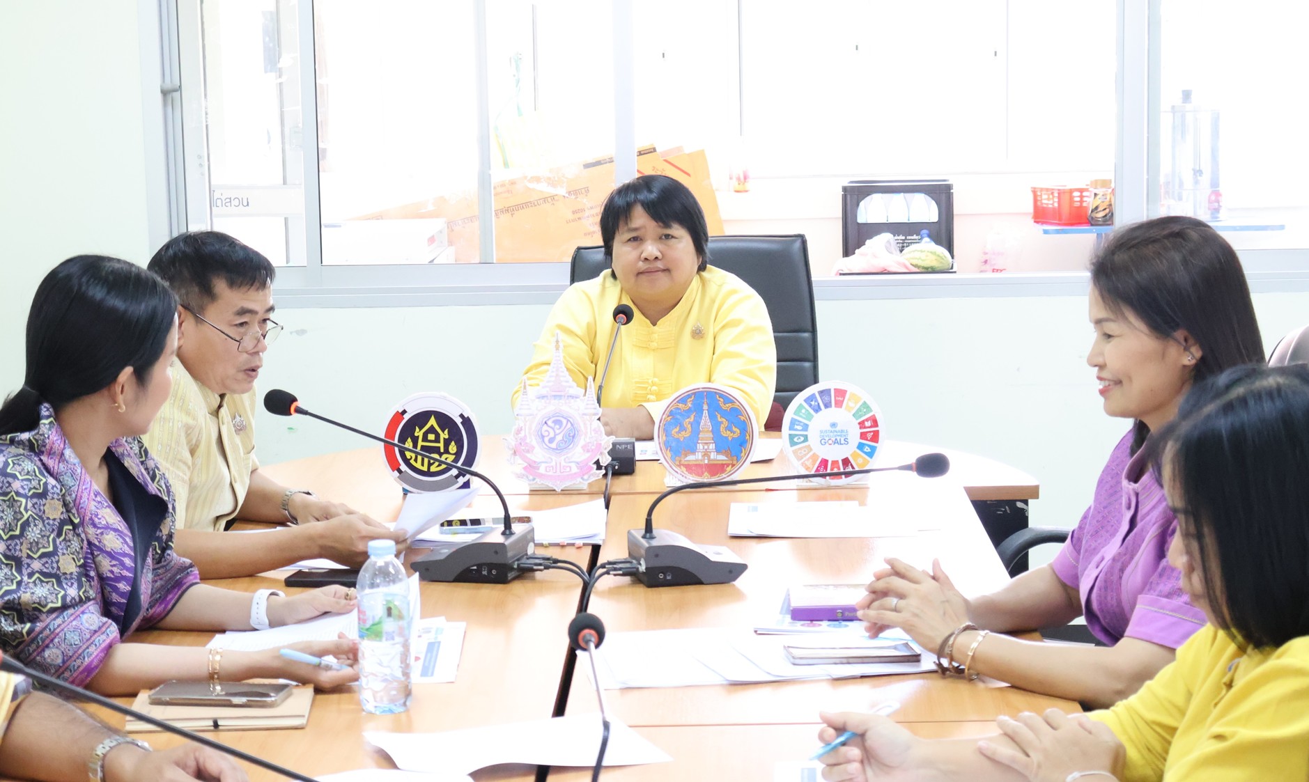 พช.นครพนม ประชุมขับเคลื่อนการดำเนินงานพัฒนาชุมชนของสำนักงานพัฒนาชุมชนจังหวัดนครพนม ประจำปีงบประมาณ พ.ศ. 2568