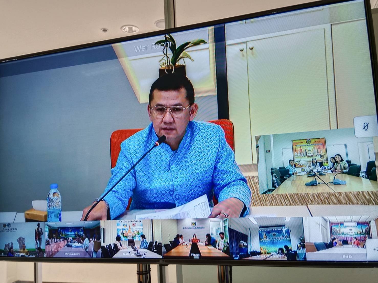 พช.นครพนม ร่วมการประชุมคณะกรรมการติดตามเร่งรัดการใช้จ่ายงบประมาณรายจ่าย ประจำปีงบประมาณ พ.ศ. 2568 ของกรมการพัฒนาชุมชน ครั้งที่ 1/2568 ผ่านระบบวีดิทัศน์ทางไกล (video conference)