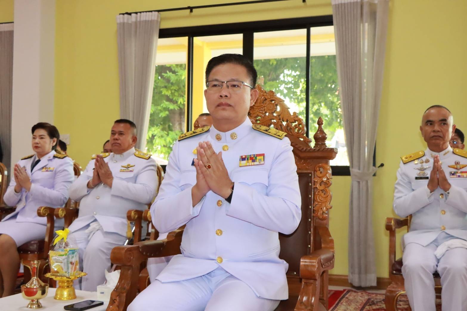 พช.นครพนม ร่วมพิธีทำบุญตักบาตรถวายพระราชกุศล และพิธีวางพานพุ่มดอกไม้ เนื่องในวันคล้ายวันพระบรมราชสมภพ พระบาทสมเด็จพระบรมชนกาธิเบศร มหาภูมิพลอดุลยเดชมหาราช บรมนาถบพิตร วันชาติ และวันพ่อแห่งชาติ 5 ธันวาคม 2567
