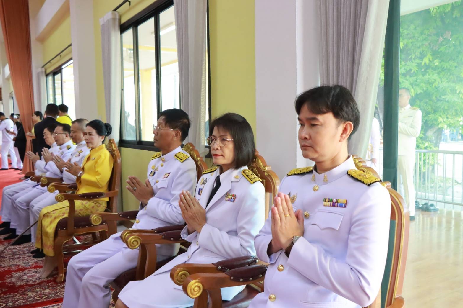พช.นครพนม ร่วมพิธีทำบุญตักบาตรถวายพระราชกุศล และพิธีวางพานพุ่มดอกไม้ เนื่องในวันคล้ายวันพระบรมราชสมภพ พระบาทสมเด็จพระบรมชนกาธิเบศร มหาภูมิพลอดุลยเดชมหาราช บรมนาถบพิตร วันชาติ และวันพ่อแห่งชาติ 5 ธันวาคม 2567